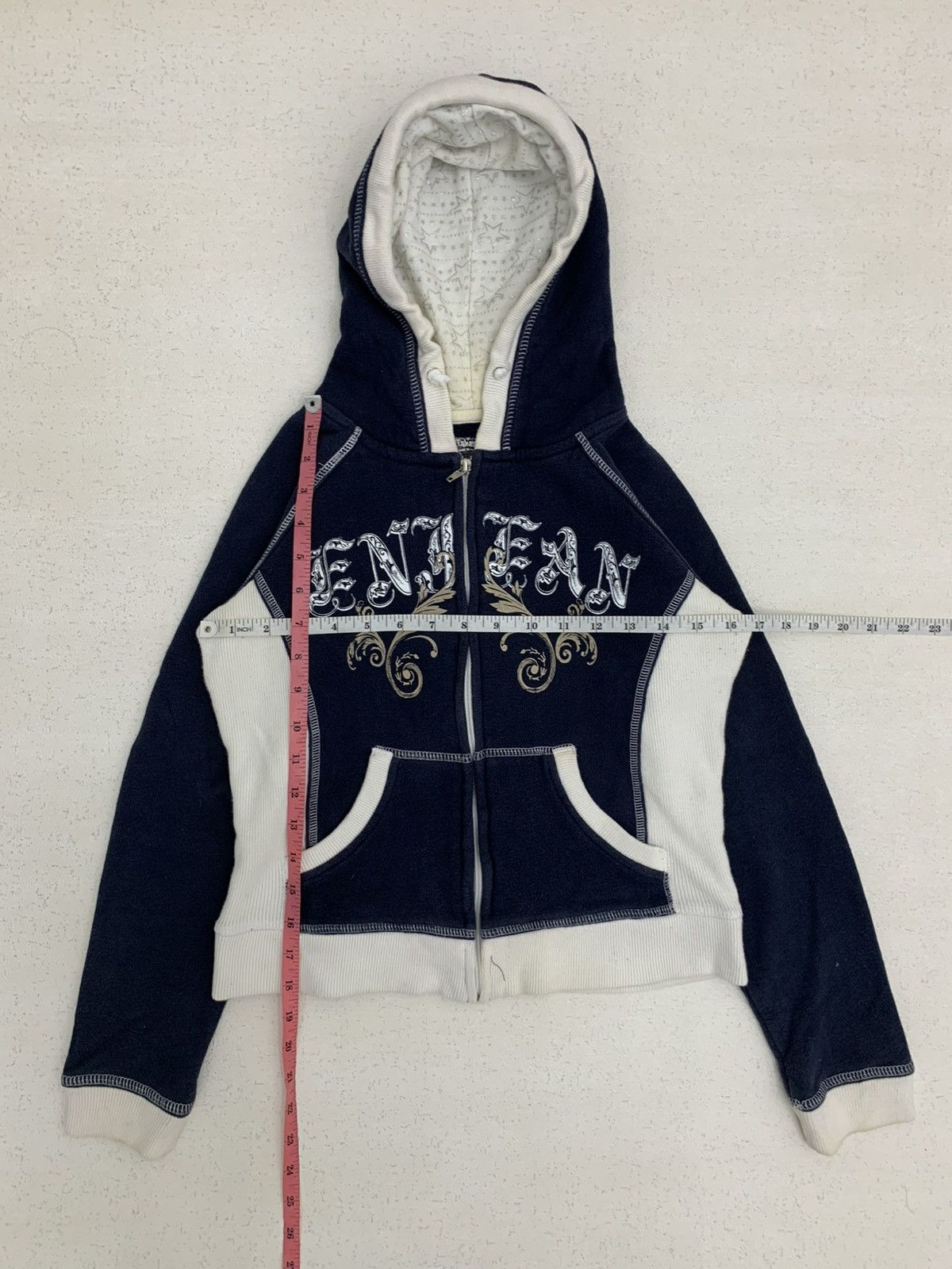 Le Grande Bleu (L.G.B.) Y2K Enjean Boxy Fit Hoodie IFSIXWASNINE LGB HYSTERIC STYLE Size US M / EU 48-50 / 2 - 2 Thumbnail