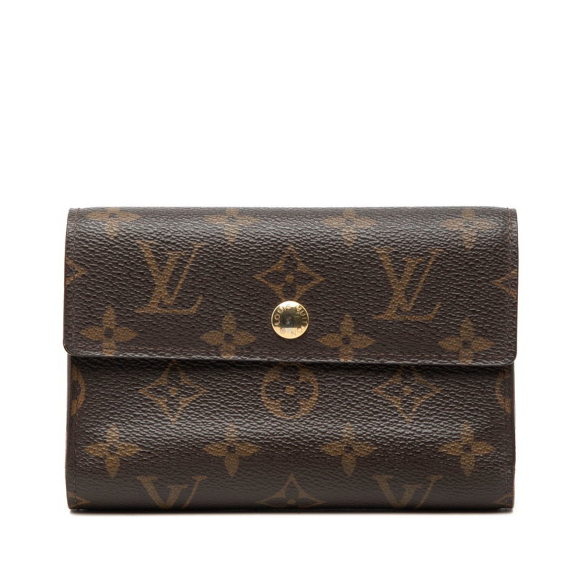 Louis Vuitton Louis Vuitton Monogram Portefeuille Alexandra Bi-fold Wallet M60047 Brown Women's LOUIS VUITTON Size ONE SIZE - 1 Thumbnail
