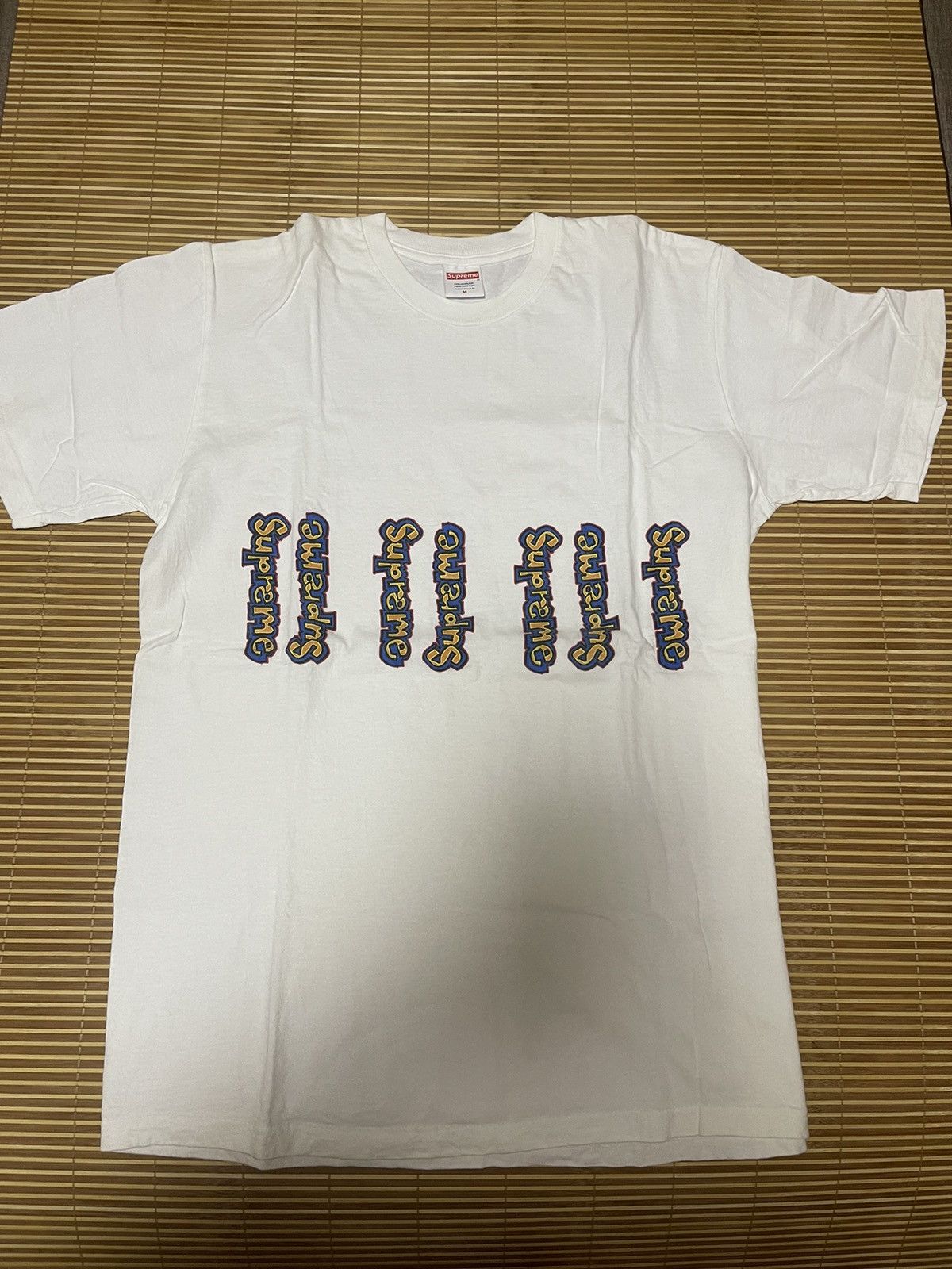 Supreme Supreme gonz logo White tee Size US M / EU 48-50 / 2 - 1 Thumbnail