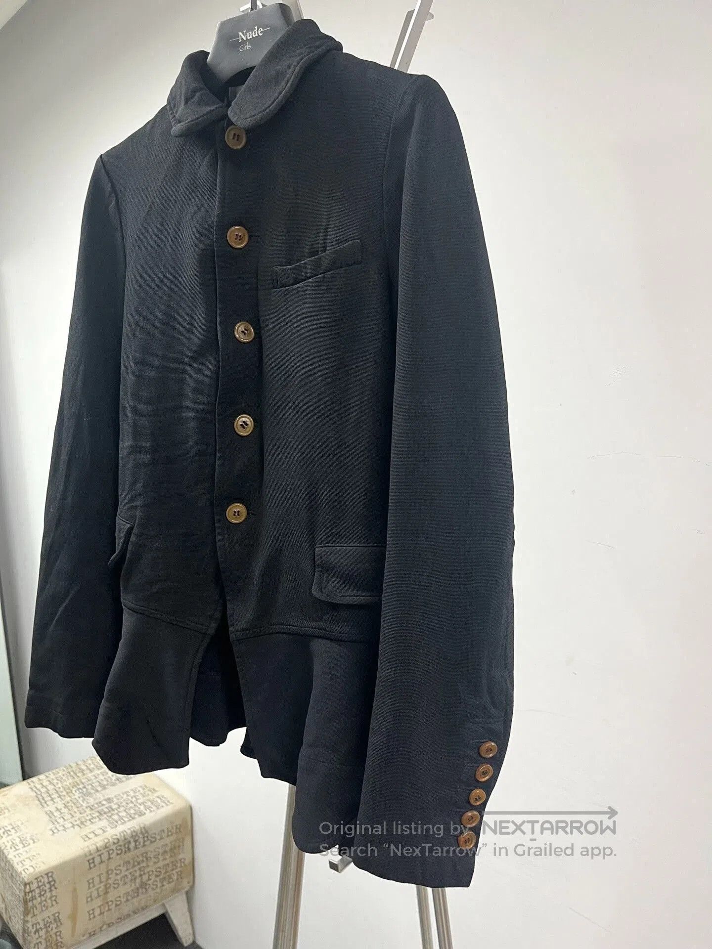 comme des garçons black jacket.