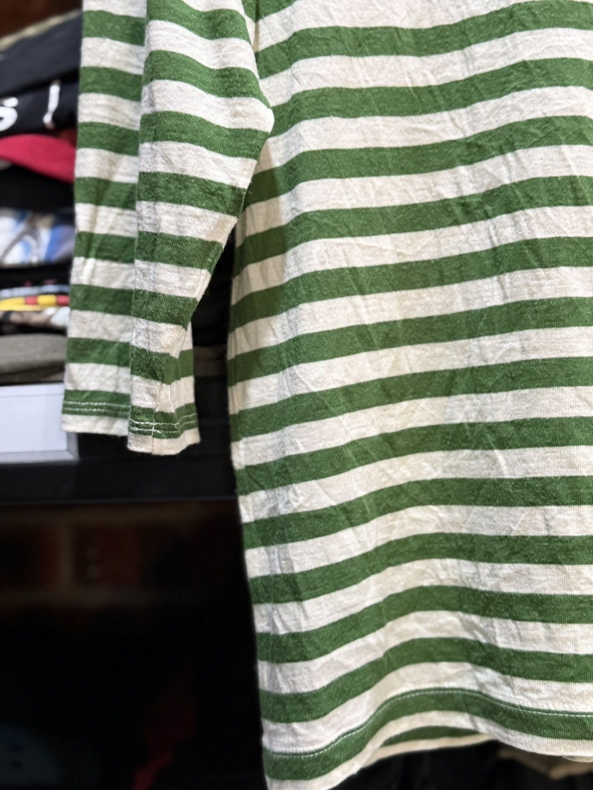 Y's Vintage Y’s For Living Stripe Japan Tee Size US S / EU 44-46 / 1 - 6 Thumbnail