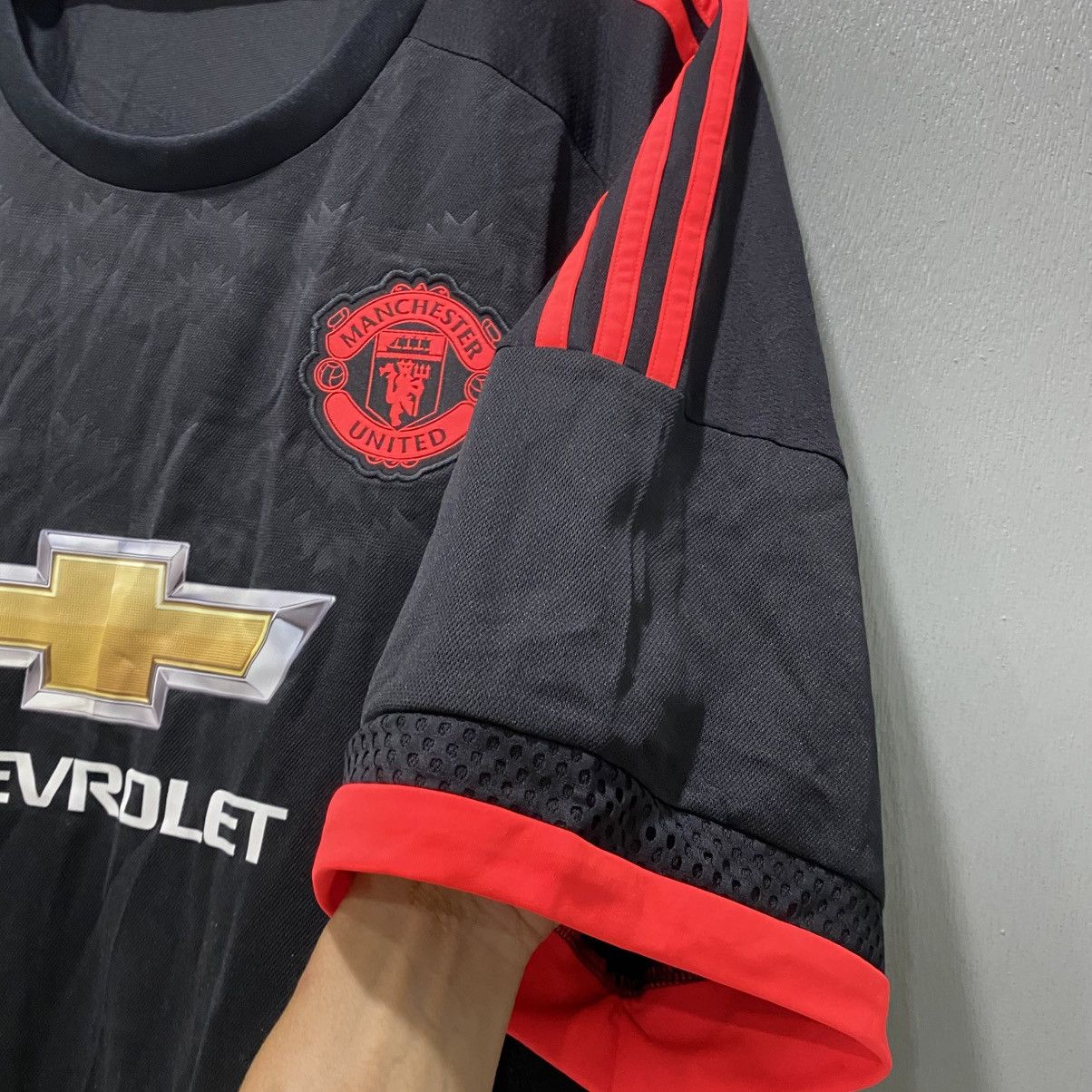Adidas Adidas Manchester United 2015-16 Third Soccer Jersey Sz 4XL Size US XXL / EU 58 / 5 - 9 Thumbnail