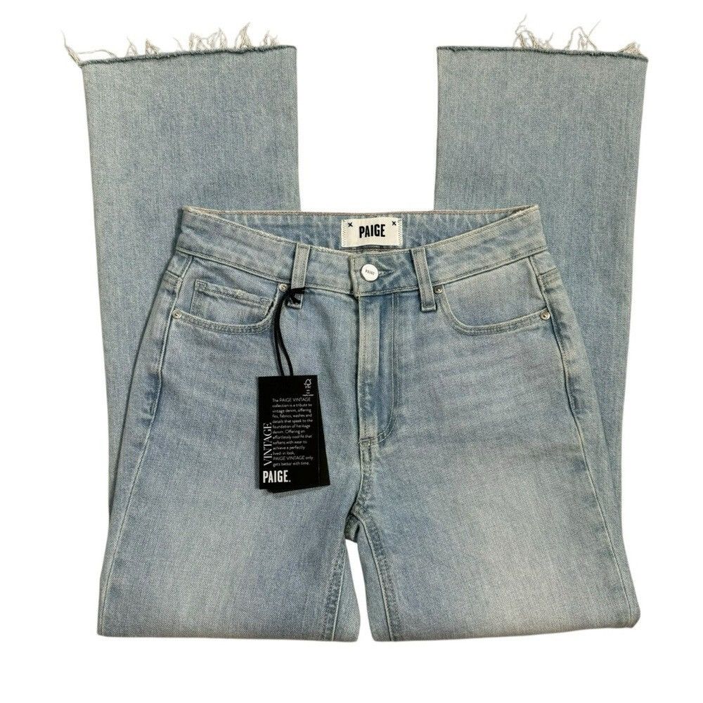Other NWT New Paige Colette Crop Flare Jeans Size US 28 / EU 44 - 2 Thumbnail