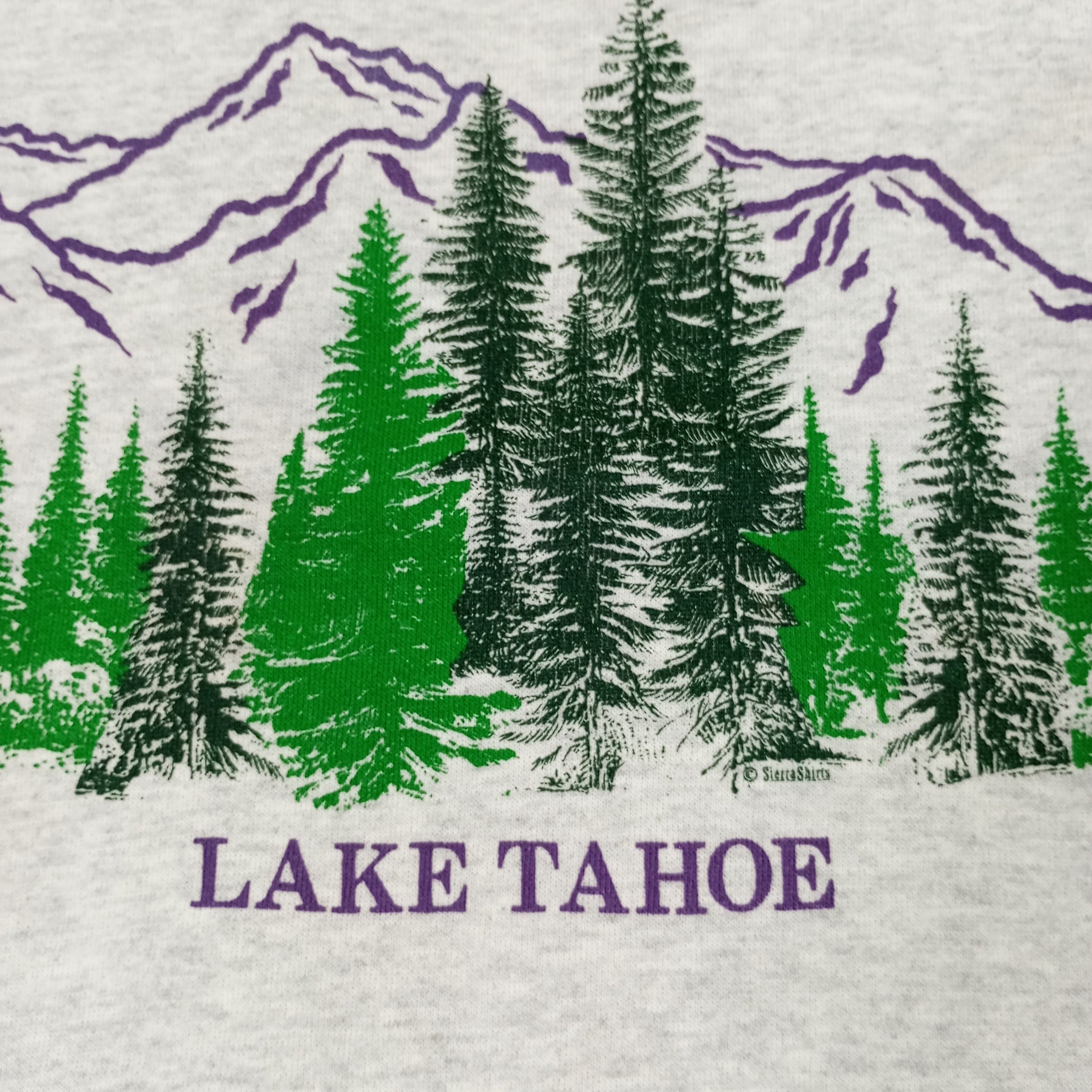 Vintage Lake Tahoe Art Style Vintage Sweatshirt Size US L / EU 52-54 / 3 - 2 Thumbnail