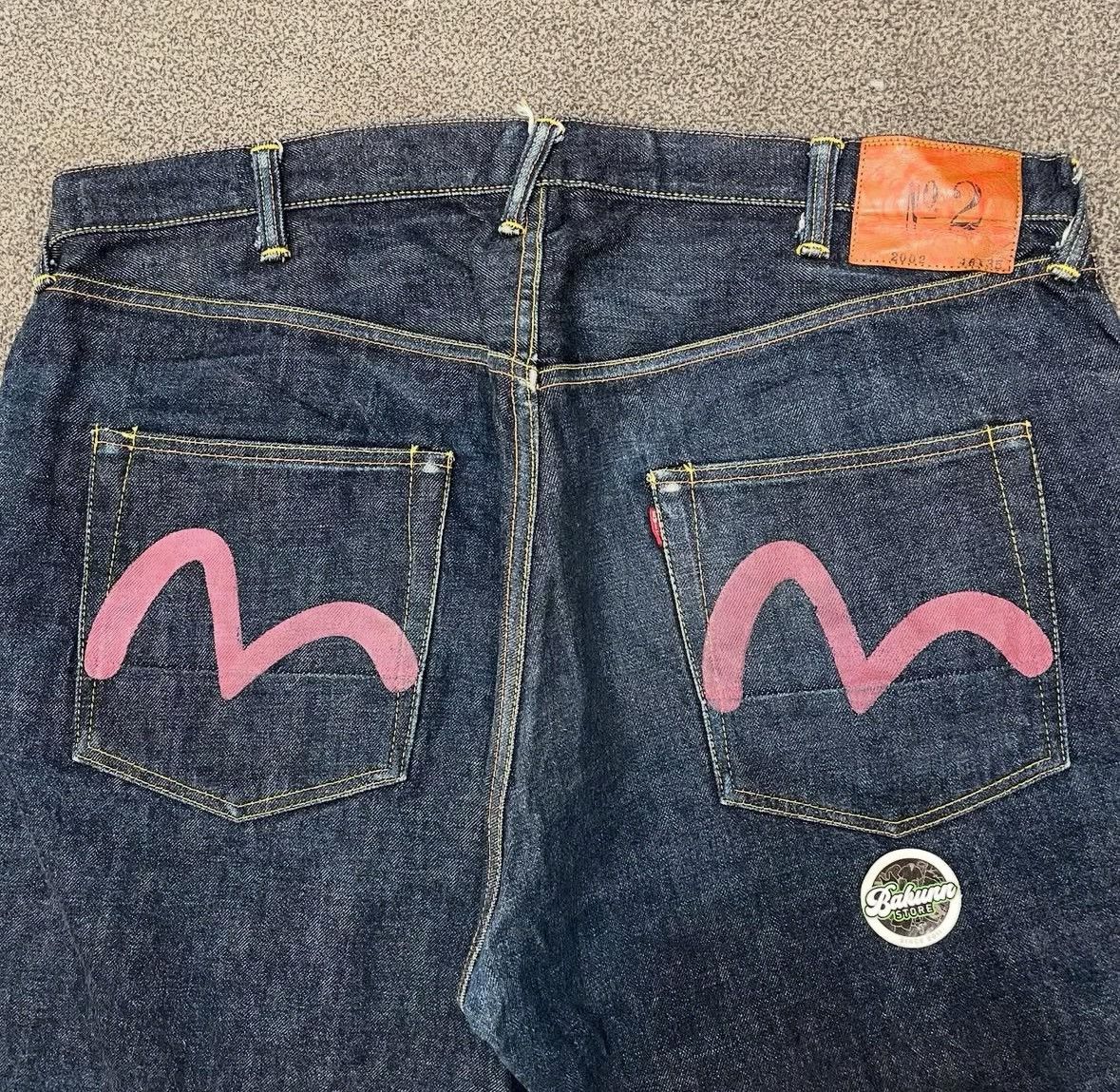 Evisu Evisu Yamane No.2 Lot 2002 Selvedge Denim Jorts Size US 42 / EU 58 - 3 Thumbnail