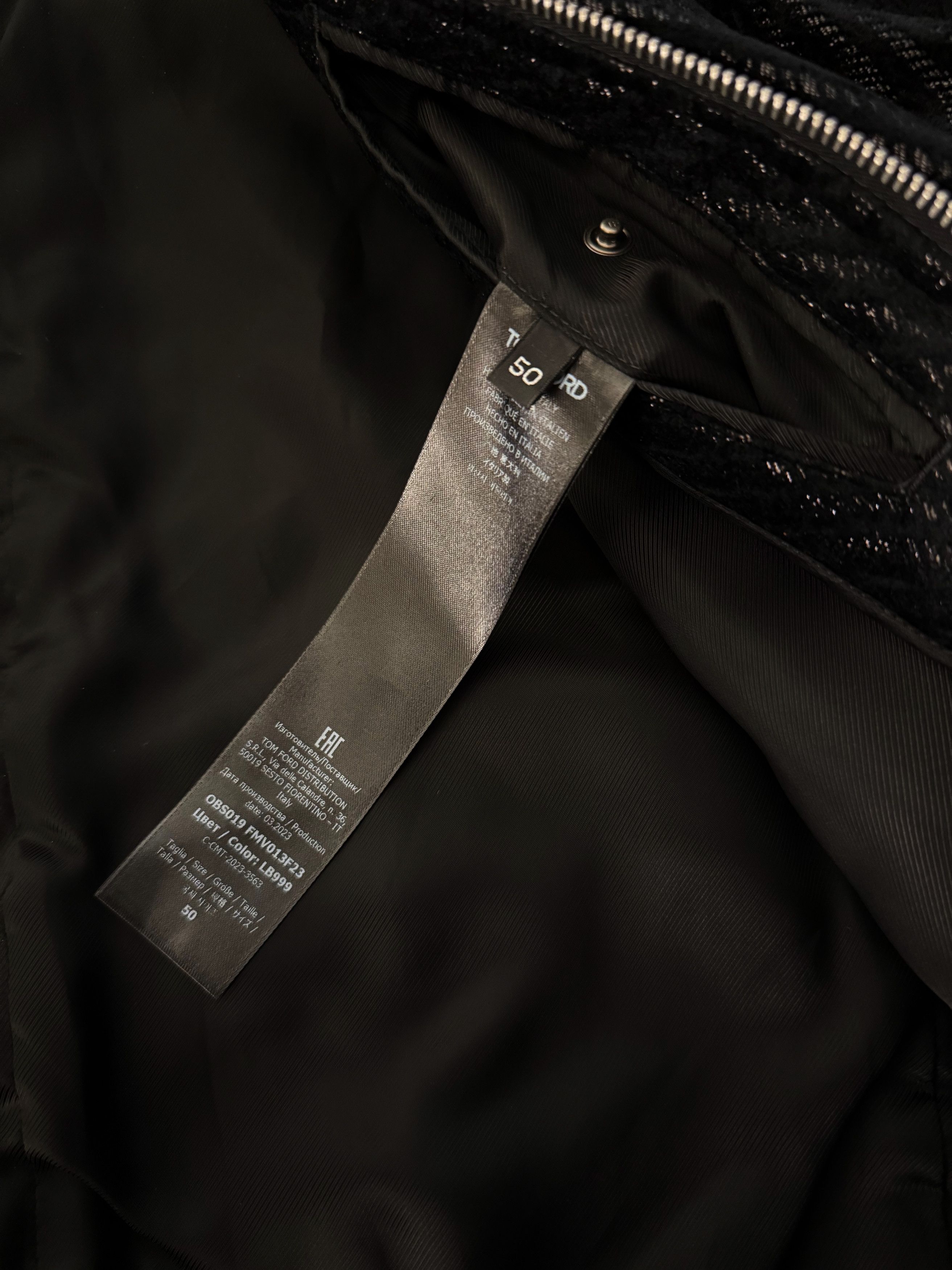 Tom Ford Best Dressed NWT Rare $4K w/tax TOM FORD Jacquard Bomber Size US M / EU 48-50 / 2 - 24 Thumbnail