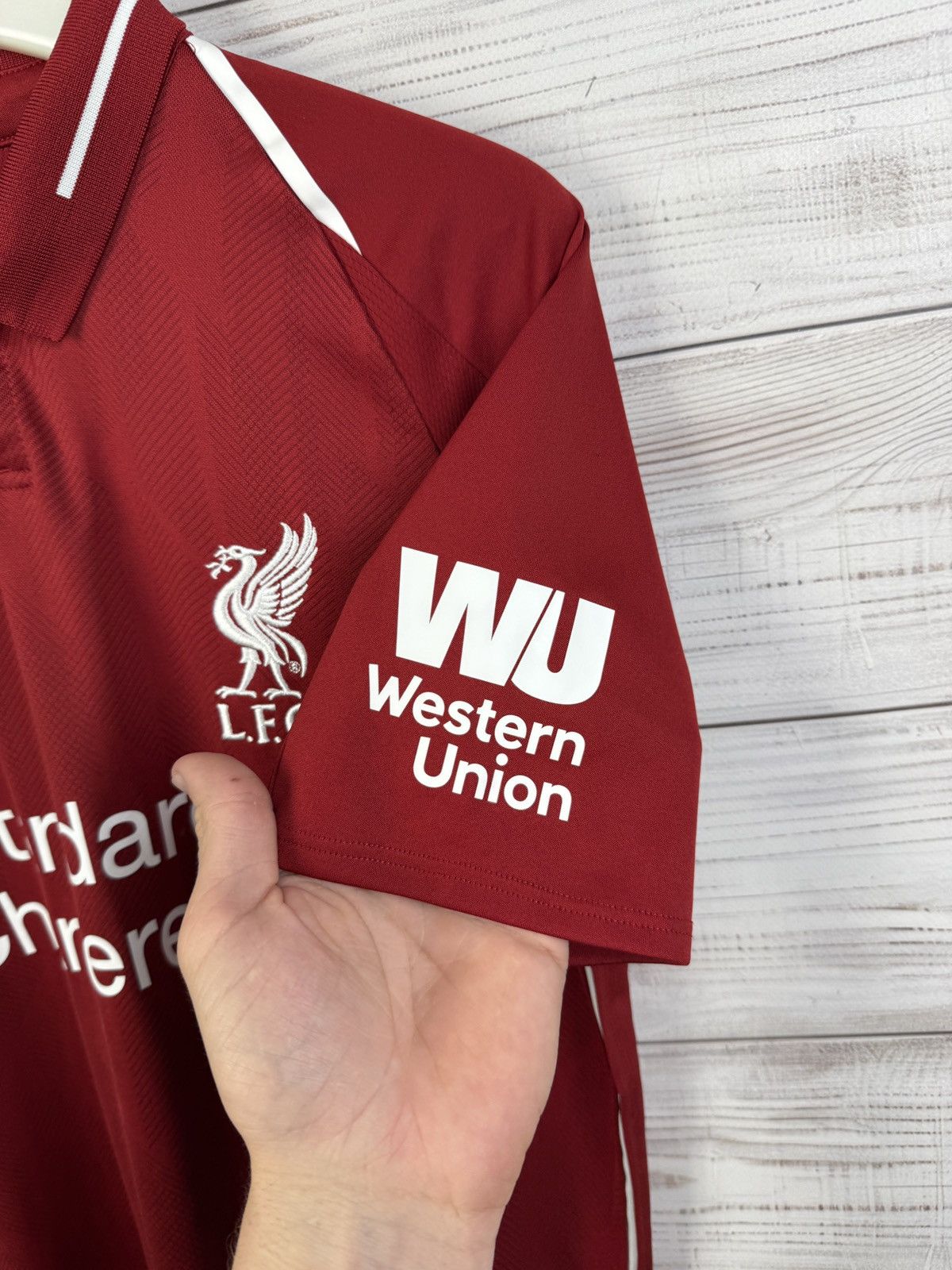 New Balance New Balance Liverpool M.Salah #11 Soccer jersey Size US S / EU 44-46 / 1 - 6 Thumbnail