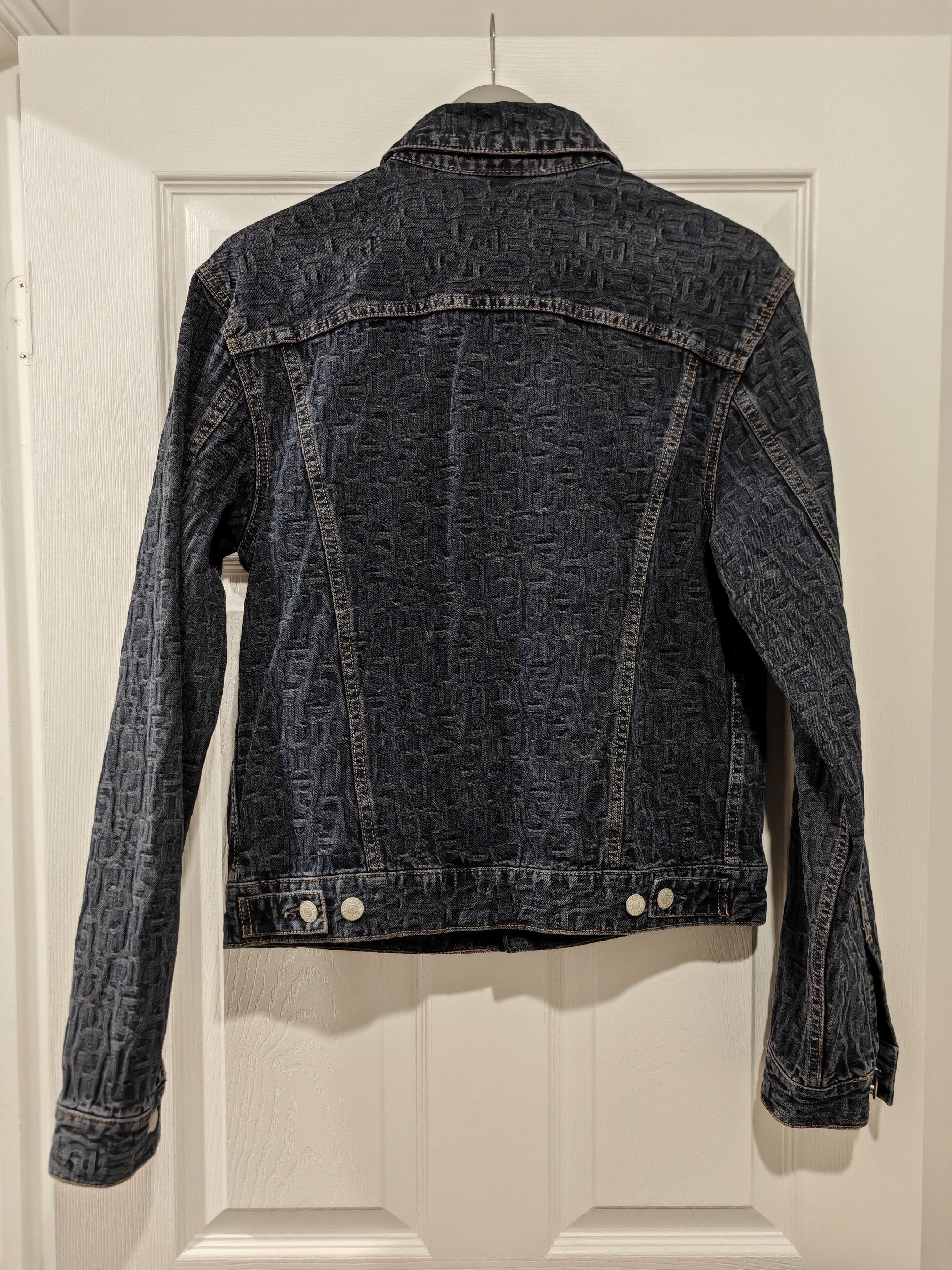 Acne Studios Rye Monogram Jacquard Denim Jacket Size US M / EU 48-50 / 2 - 11 Thumbnail