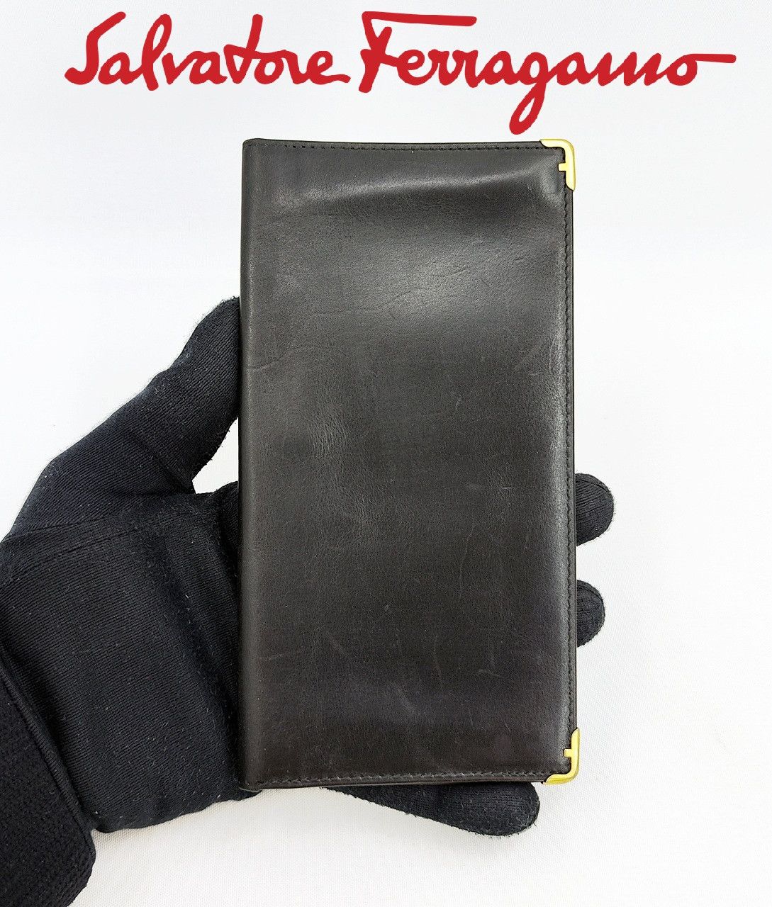 Salvatore Ferragamo SALVATORE FERRAGAMO full leather minimalist long Wallet Size ONE SIZE - 1 Thumbnail