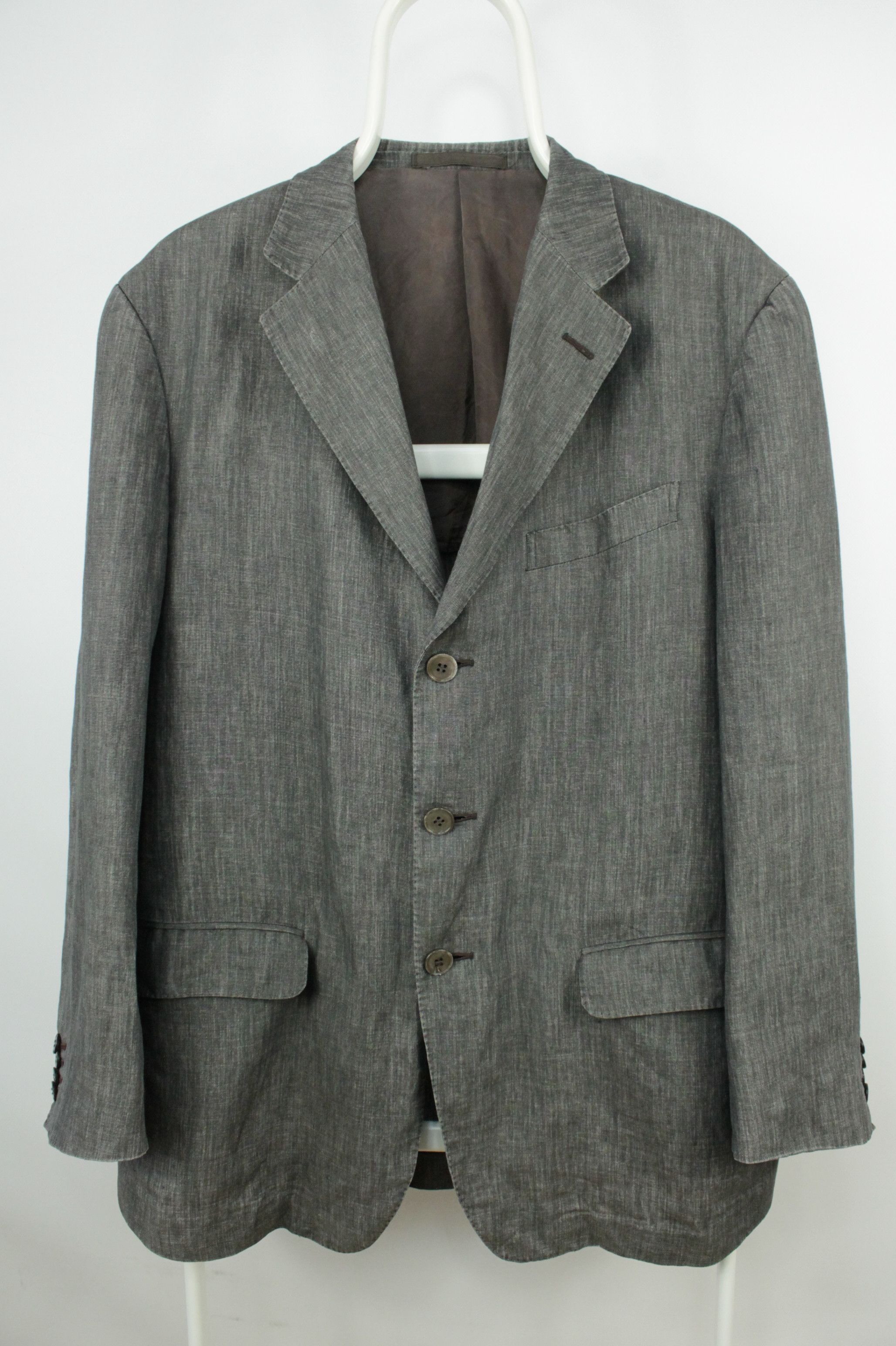 Ermenegildo Zegna × Z Zegna Ermenegildo Z Zegna Pure Linen Sport Coat Blazer Jacket Size US M / EU 48-50 / 2 - 1 Thumbnail