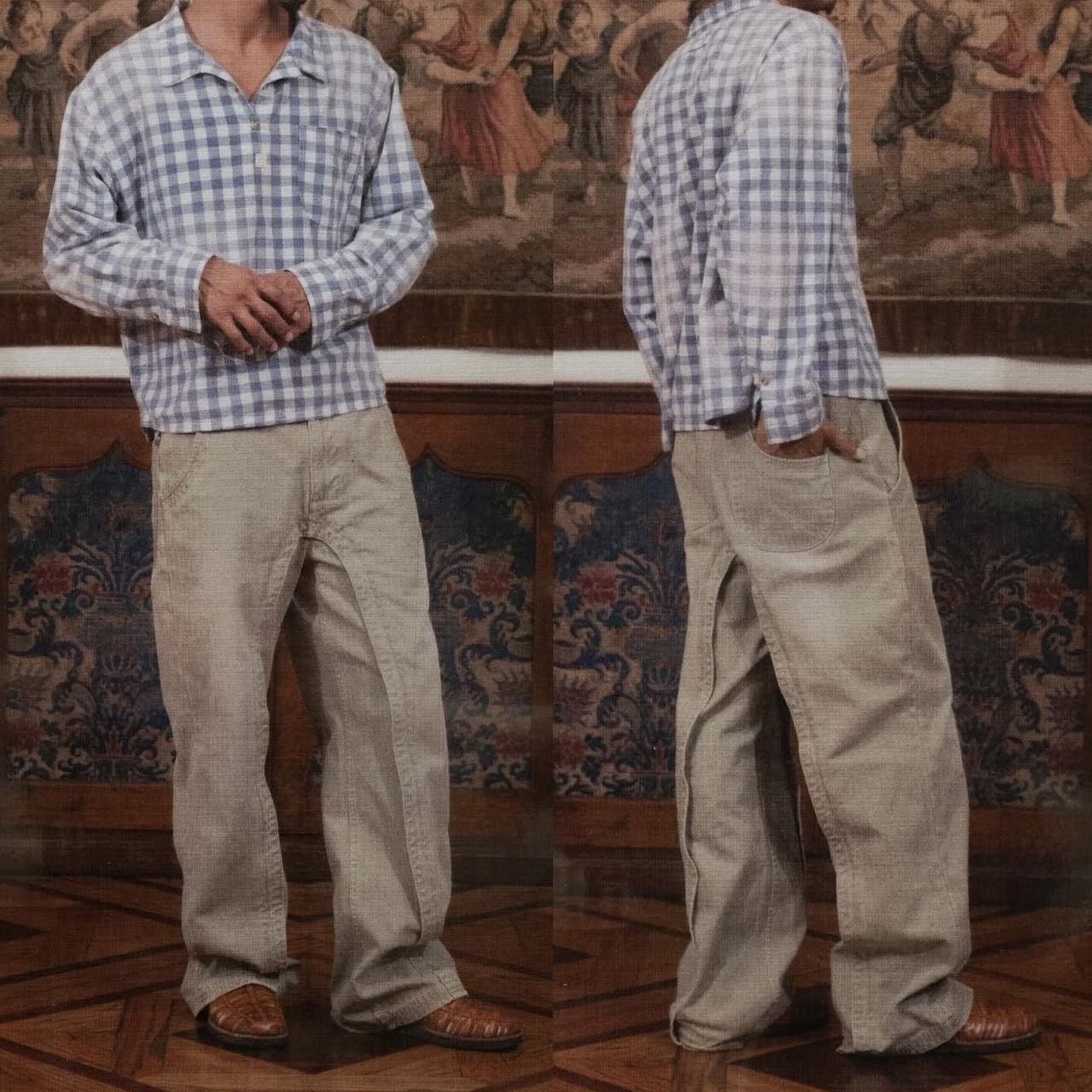 Other Arran Studios Herringbone Trousers Size US 32 / EU 48 - 2 Thumbnail