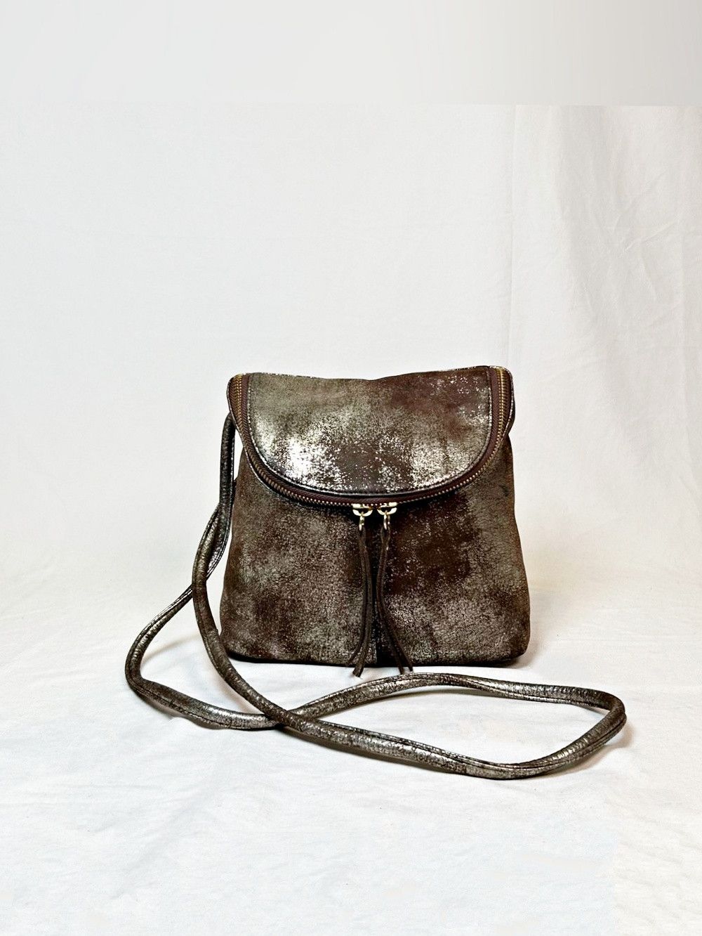 Other Osgoode Marley Emery Burnished Metal Leather Crossbody Bag Size ONE SIZE - 1 Thumbnail