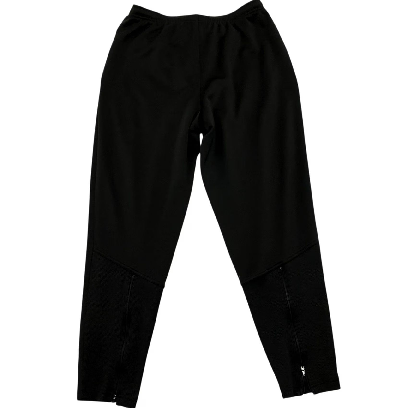 Nike Vintage Nike Track Pants Mens Medium Black Y2K Team Swoosh Joggers Size US 31 - 4 Thumbnail