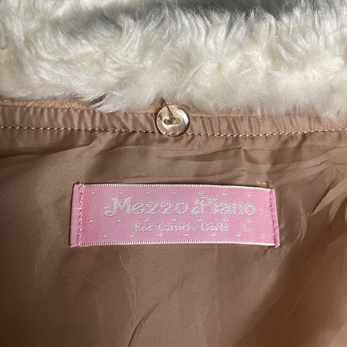 Beauty Beast 🇯🇵 MEZZO PIANO CORDUROY FUR BUTTON UP JACKET Size US L / EU 52-54 / 3 - 9 Thumbnail
