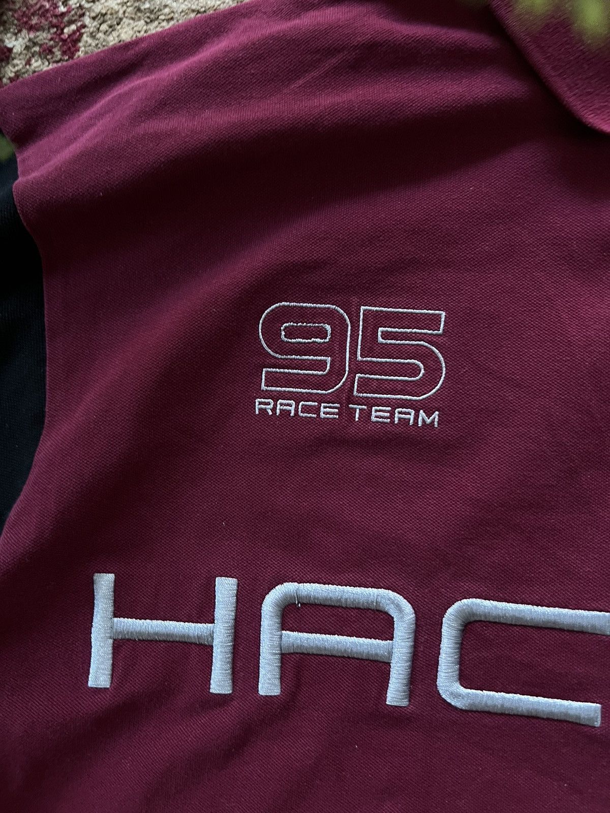 Hackett × Vintage 🎴 90’s ASTON MARTIN RACING HACKETT Y2K LONGSLEEVE POLO Size US XL / EU 56 / 4 - 4 Thumbnail