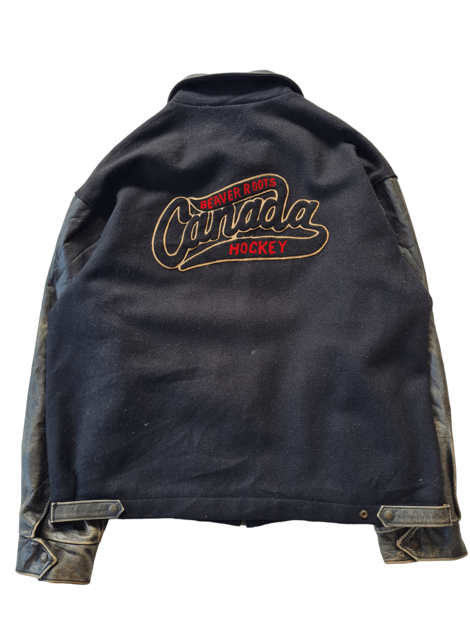 Roots Vtg Varsity Jacket Beaver Roots Canada Size US XL / EU 56 / 4 - 2 Thumbnail
