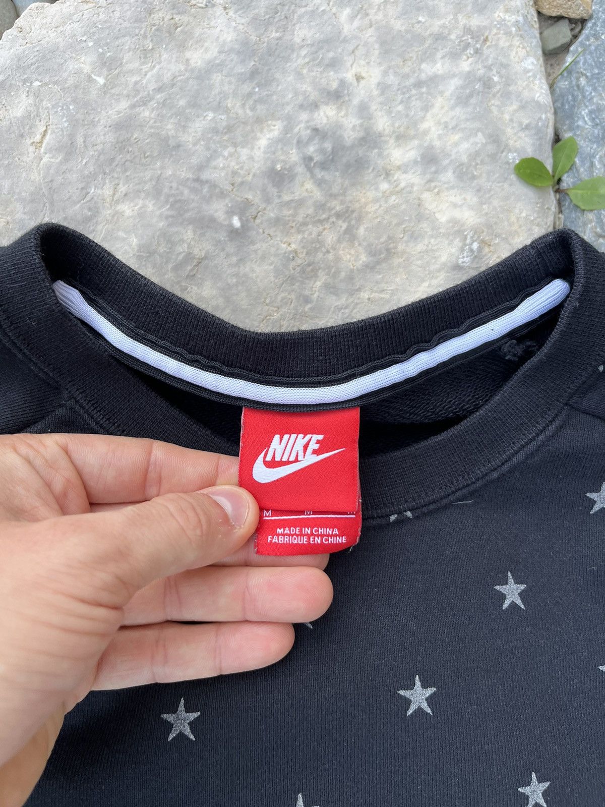 Nike × Vintage rare Nike AF1 Air Force 1 sweatshirt star all over print Size US M / EU 48-50 / 2 - 15 Thumbnail