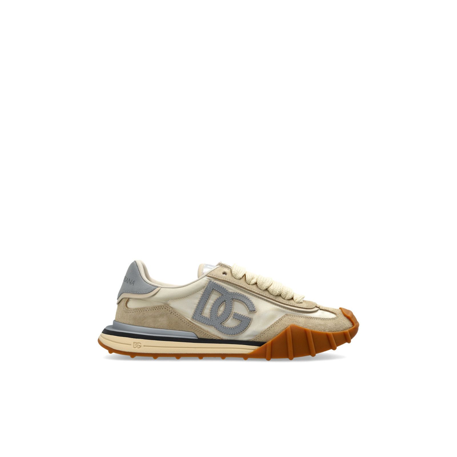 DOLCE&GABBANA DG Beige Suede Sneakers New & Authentic (Women