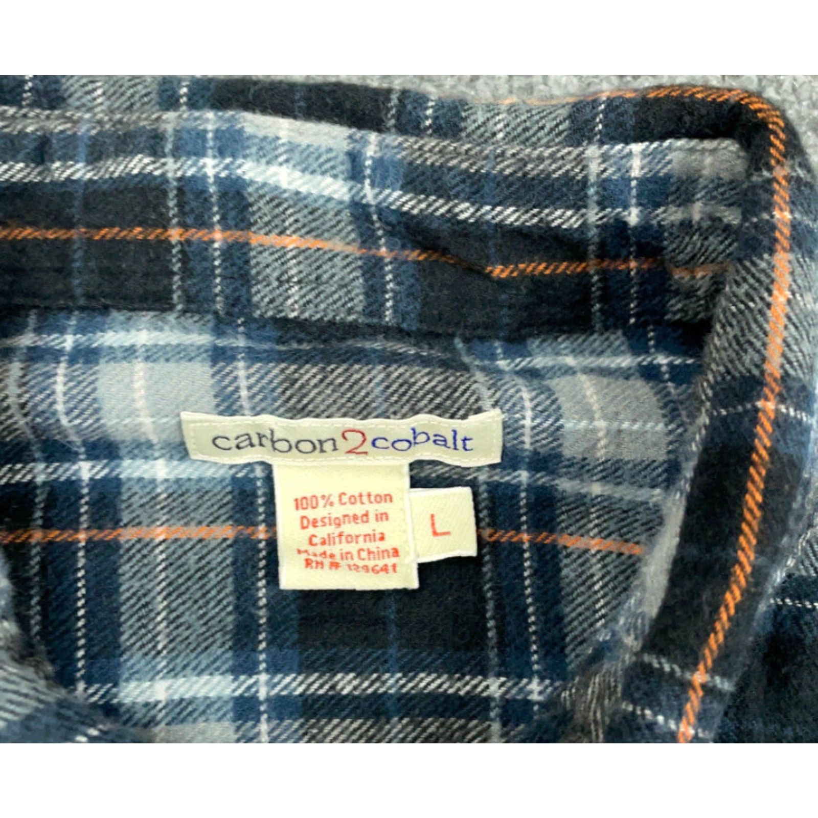 Carbon2Cobalt VINTAGE Carbon2Cobalt Shirt Plaid Flannel Shirt Adult Large Blue Lightweight Grunge Workwear 90s Mens Size US L / EU 52-54 / 3 - 3 Thumbnail