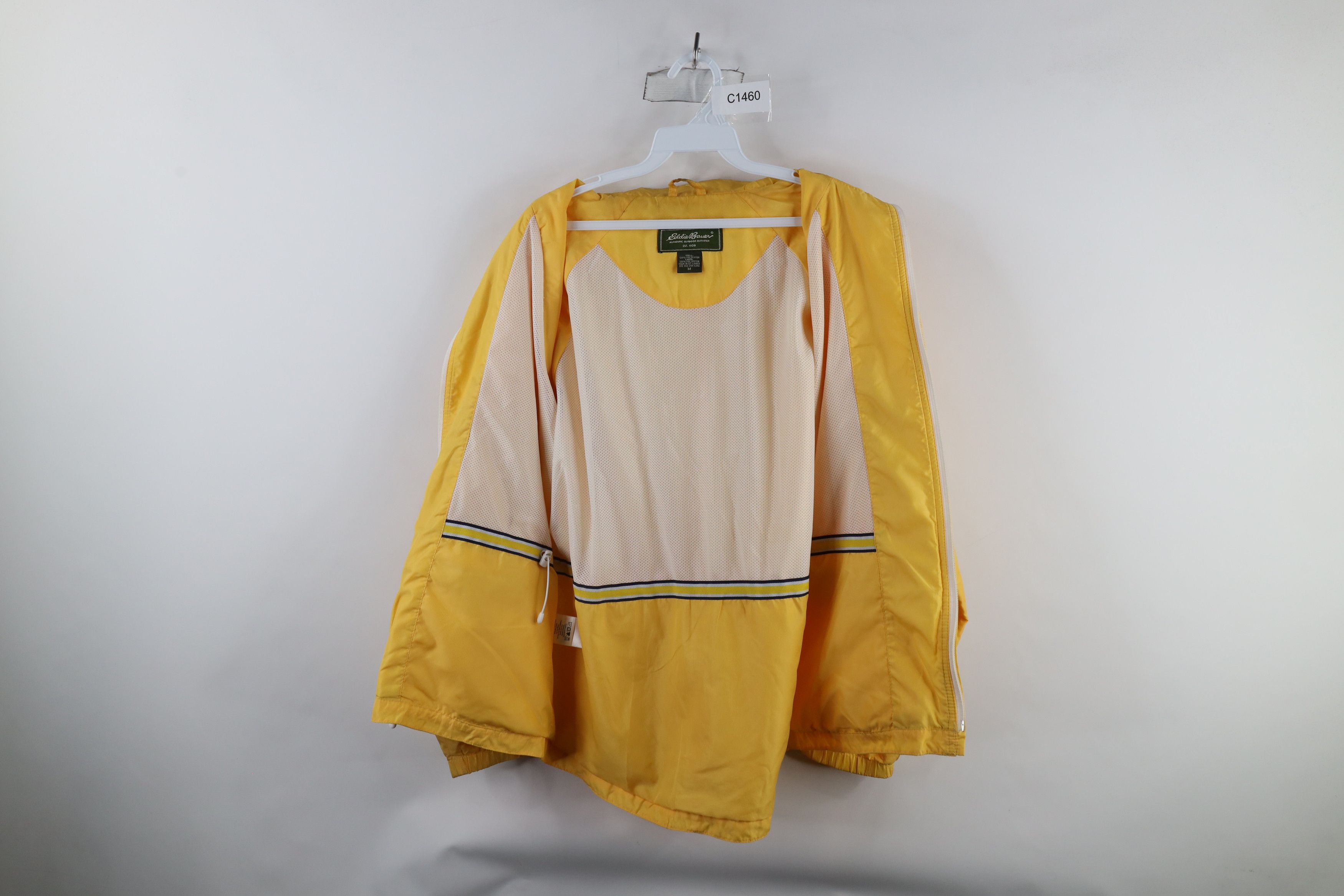 Eddie Bauer × Vintage Vintage Eddie Bauer Lined Windbreaker Rain Jacket Yellow Size US M / EU 48-50 / 2 - 10 Thumbnail