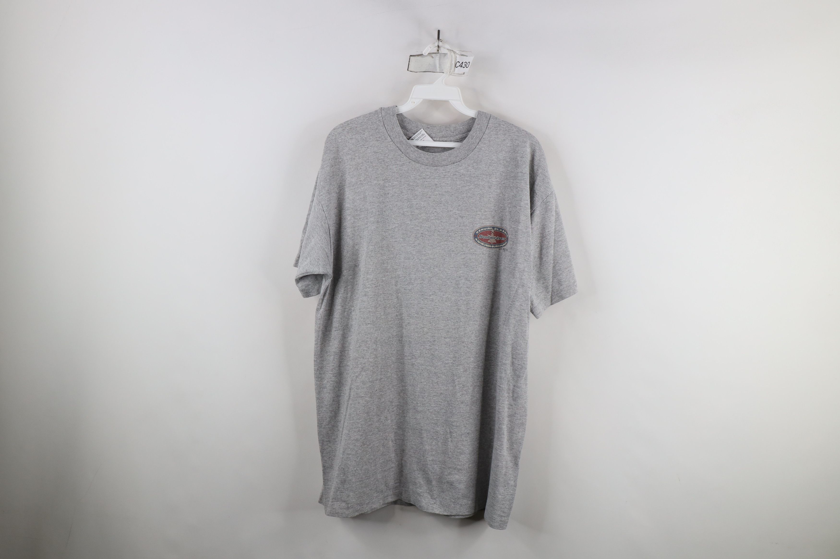 Vintage Vintage 90s Anheuser Busch Budweiser Spell Beer T-Shirt USA Size US L / EU 52-54 / 3 - 1 Thumbnail