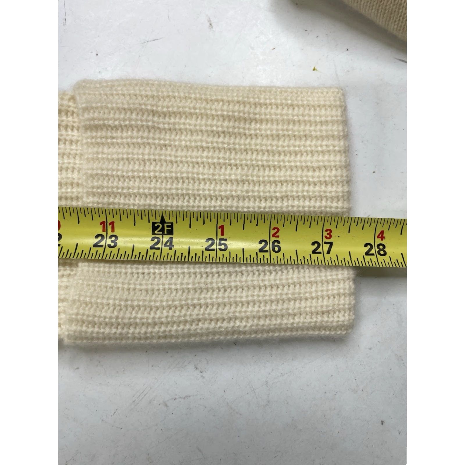 Vintage Halogen Pullover Sweater XS Women Turtleneck Ivory 100% Cashmere Knit Long Sleeve Lightweight Casual Size XS / US 0-2 / IT 36-38 - 6 Thumbnail