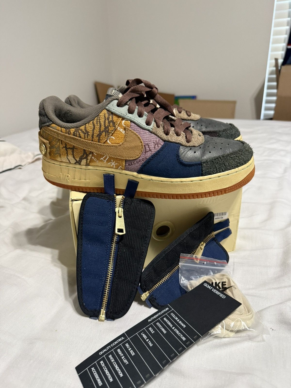 Nike × Travis Scott Nike Air Force 1 Low Cactus Jack Size US 9 / EU 42 - 3 Thumbnail