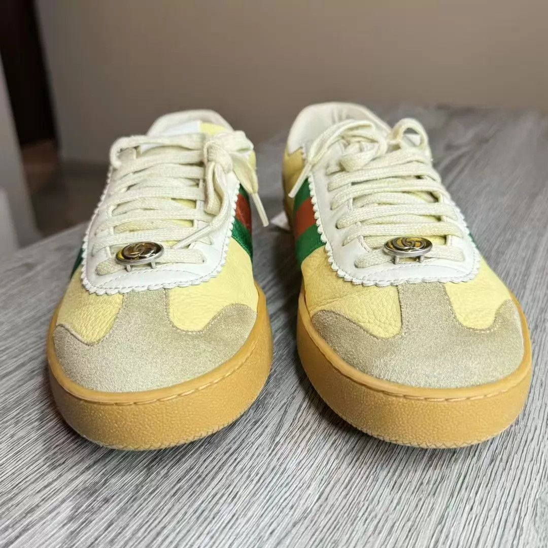 Gucci GUCCI G74 Decon Brown & Green 42 Excellent Size US 11 / EU 44 - 4 Thumbnail