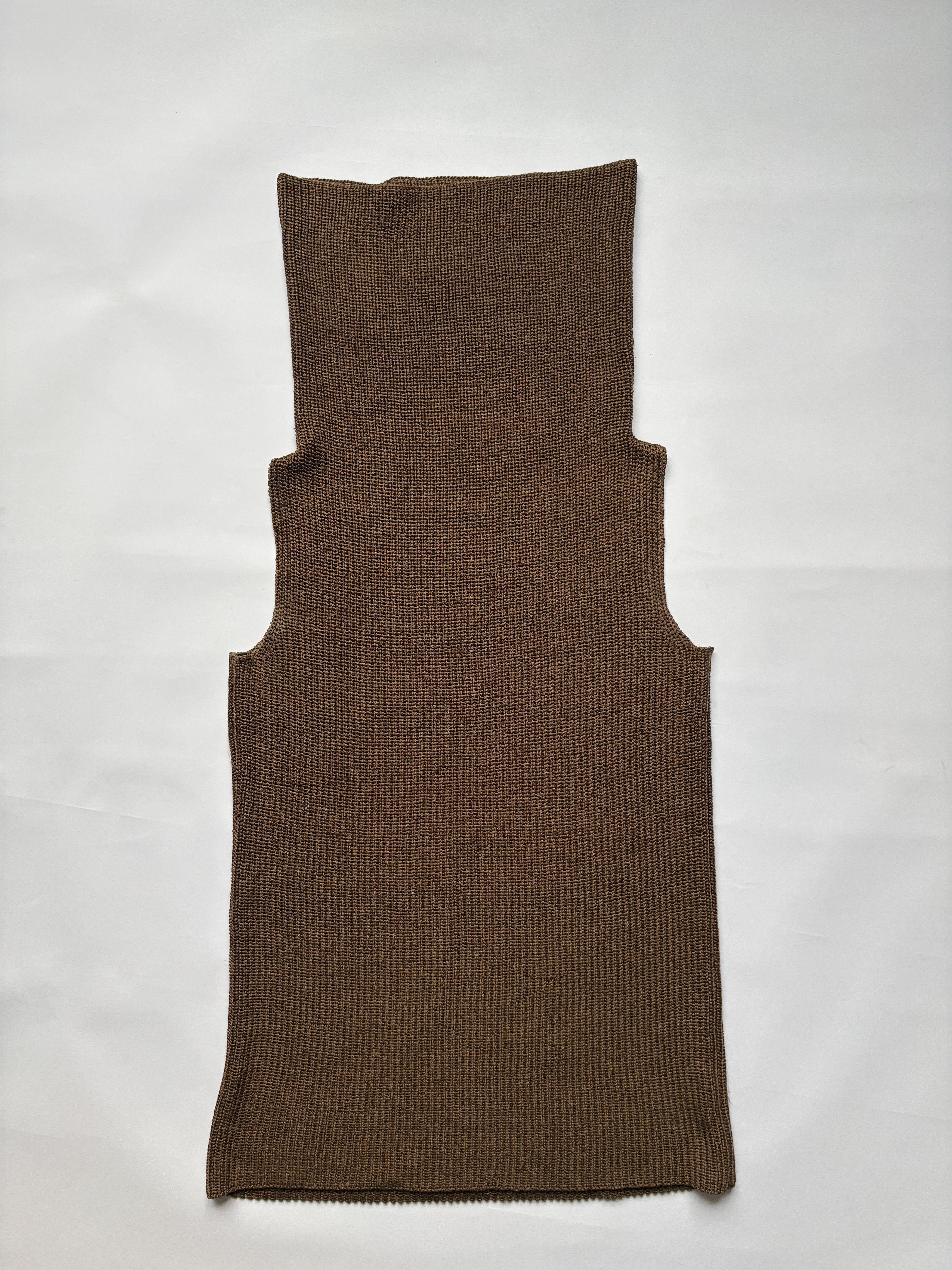 Celine ⚡️QUICK SALE⚡️Celine Brown Silk Knit Sleeveless Top Size M / US 6-8 / IT 42-44 - 3 Thumbnail