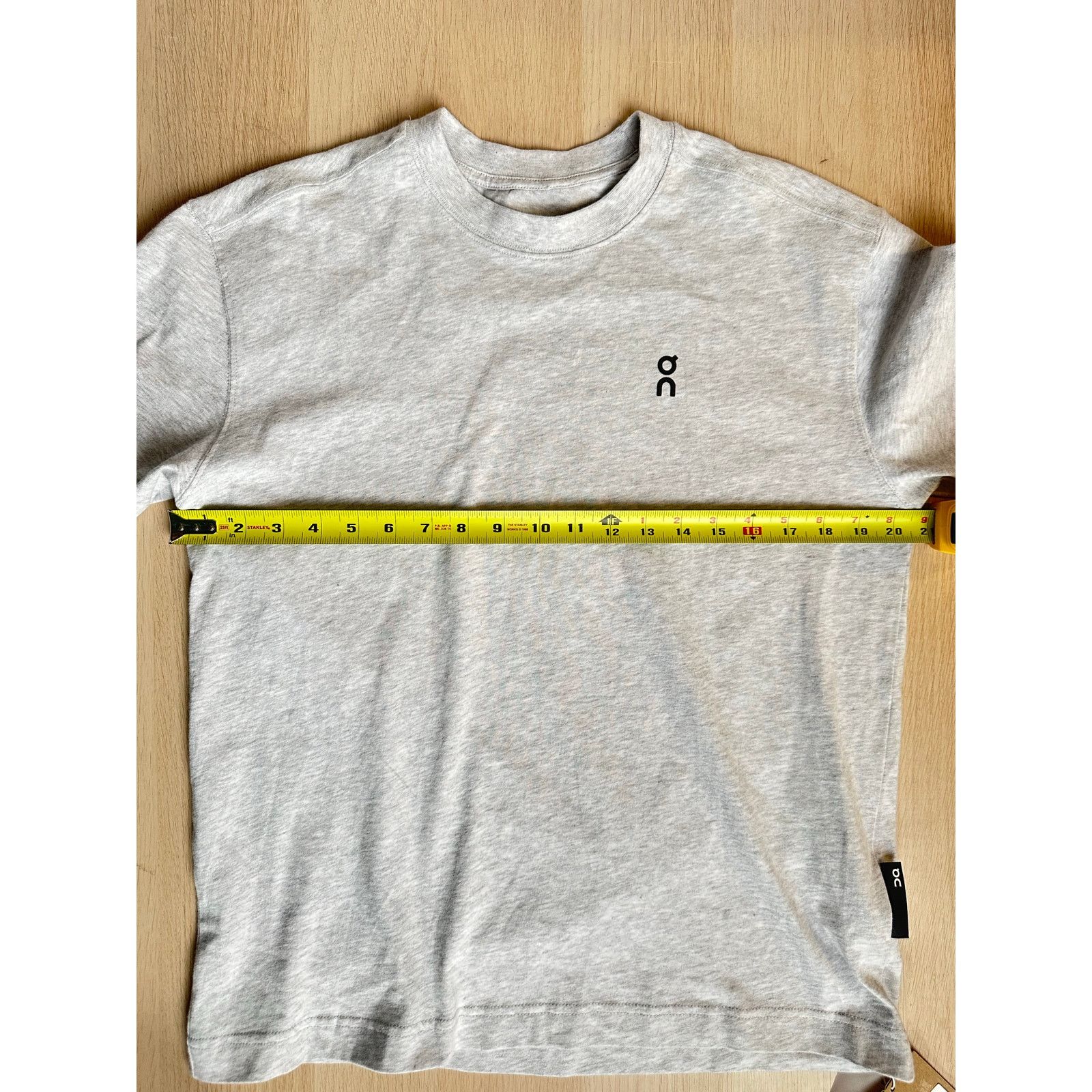 On On Club-T Cotton T-Shirt in Grey/Crater Size S - New Size S / US 4 / IT 40 - 6 Thumbnail