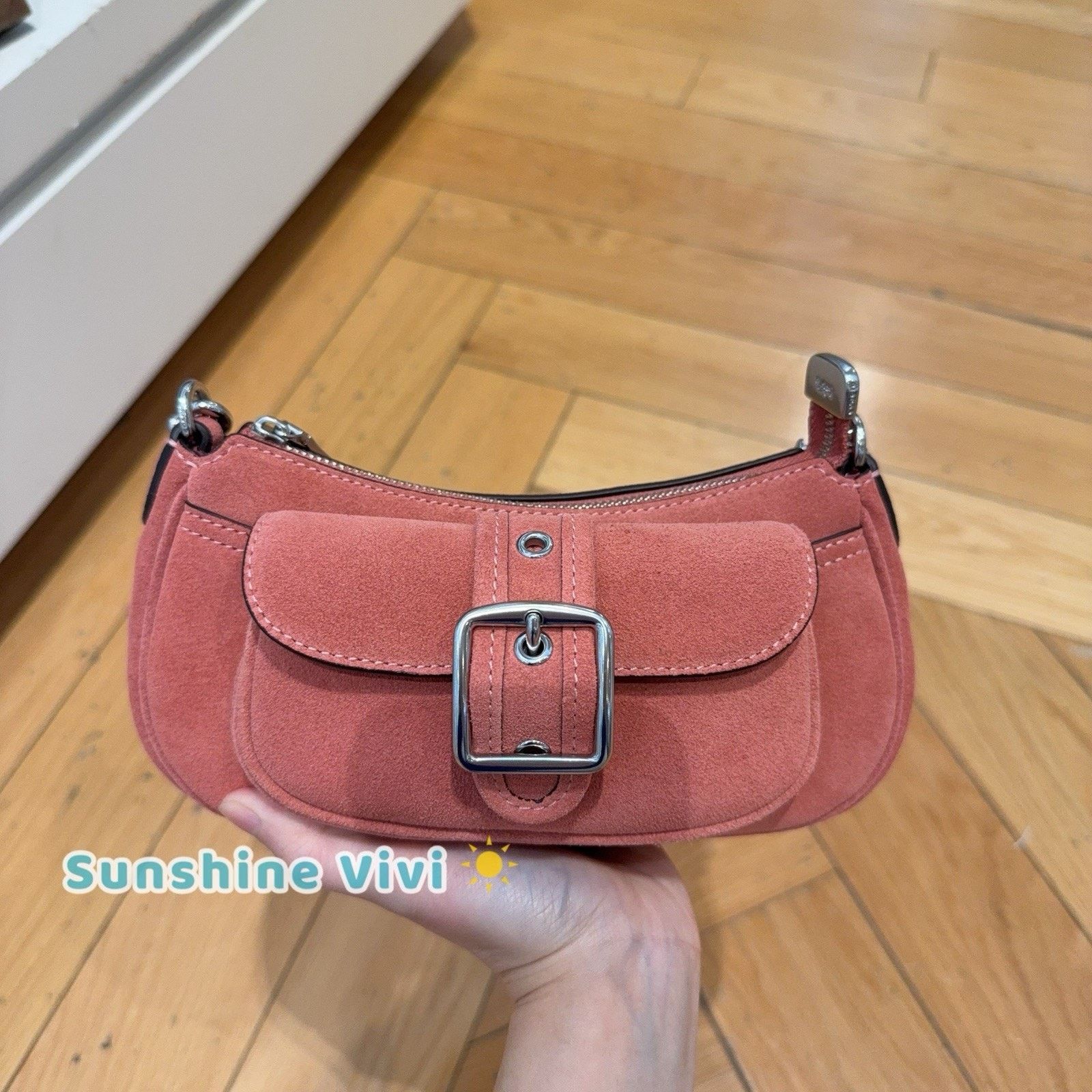 Coach NWT Coach Ashton Mini Shoulder Bag pink Leather CDB12 Size ONE SIZE - 1 Thumbnail