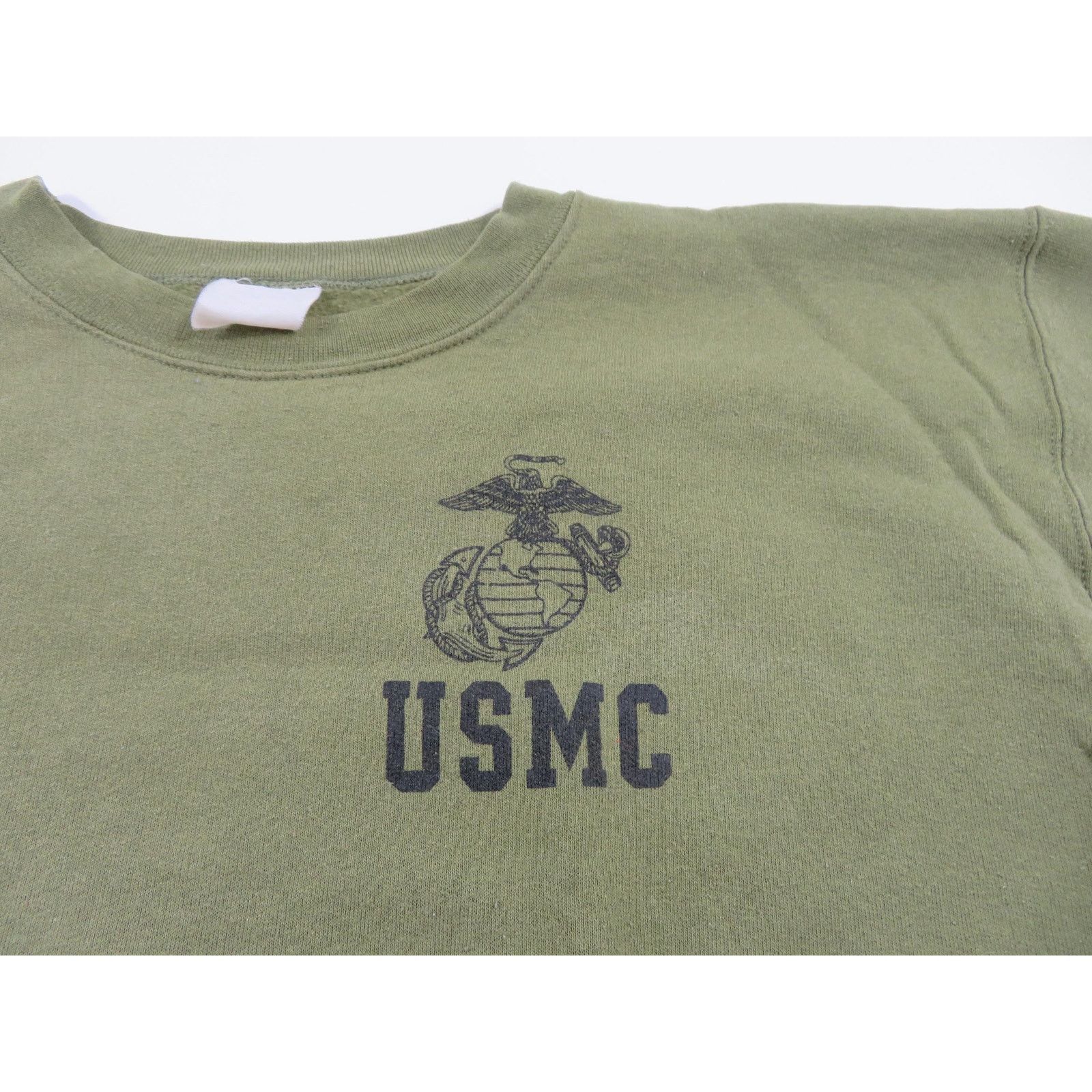 Other USMC Marines Sweatshirt, Military Green, Sz M-L? 1990s Size US M / EU 48-50 / 2 - 3 Thumbnail