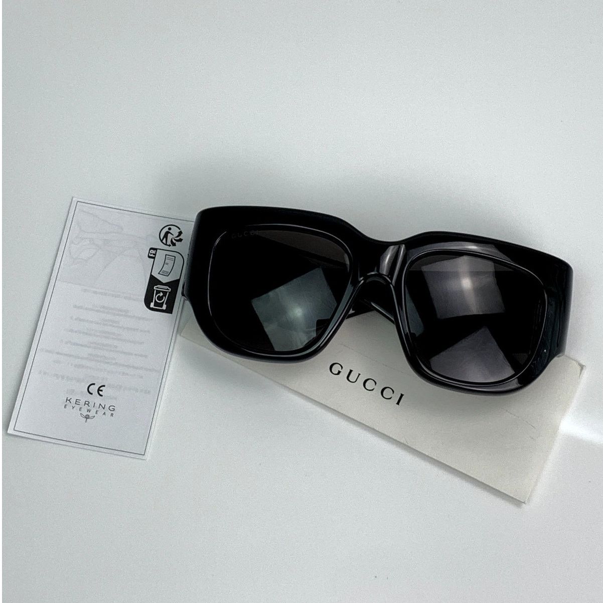 Gucci NEW Gucci Sunglasses GG1545S 001 Black Gray Women Sunglasses Size ONE SIZE - 10 Thumbnail