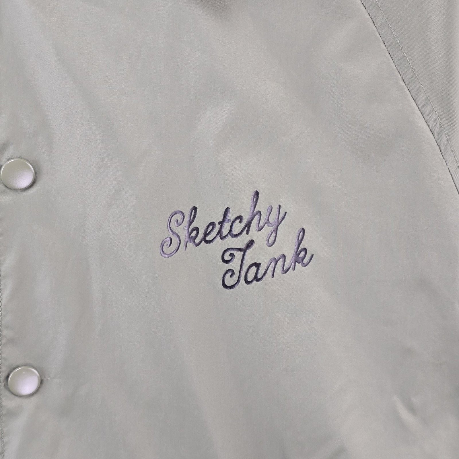 Other Sketchy Tank Coach Windbreaker Jacket Mens Small Skull Tree Size US S / EU 44-46 / 1 - 5 Thumbnail