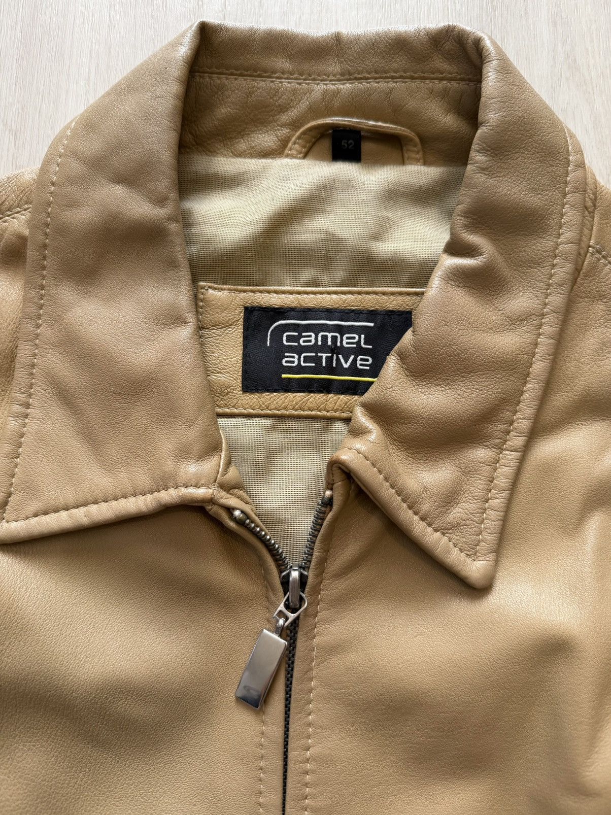camel active Vintage Camel Active Leather Jacket Sz 52 Size US L / EU 52-54 / 3 - 5 Thumbnail