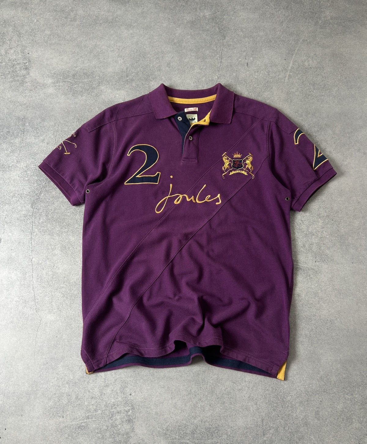 Vintage Joules Rugby big logo polos shirt mens