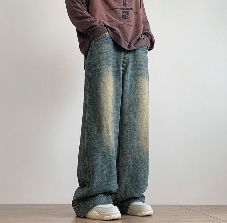 Japanese Brand × Jean Distressed Vintage Blue Jeans Pants Size US 29 - 1 Thumbnail