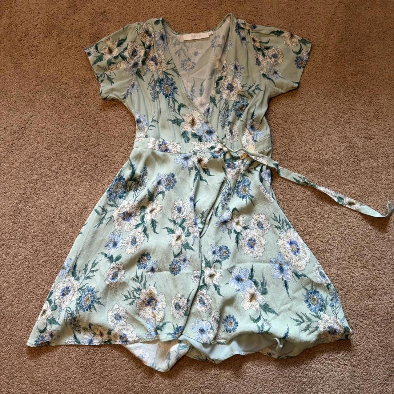 Designer Women's Blue and Green Dress Size M / US 6-8 / IT 42-44 - 4 Thumbnail