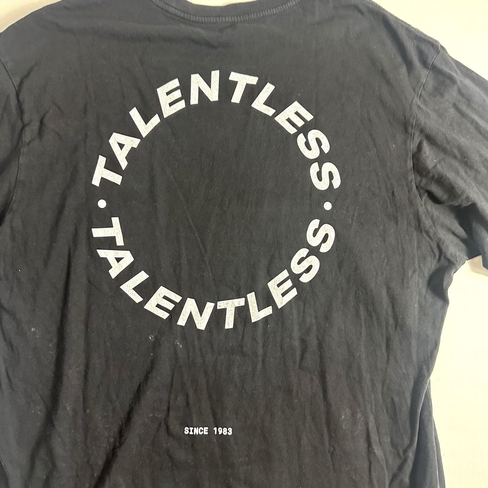 Talentless Talentless T Shirt Mens 2XL Black Short Sleeve Crew Neck Graphic USA Made Size US XXL / EU 58 / 5 - 2 Thumbnail