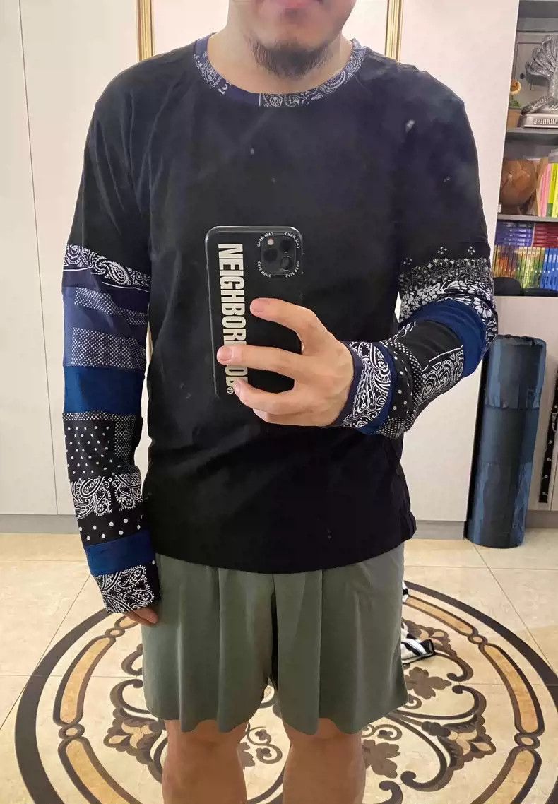 Kapital Kapital kapital long tee cashew flower sleeve-2507 Size US XL / EU 56 / 4 - 6 Thumbnail