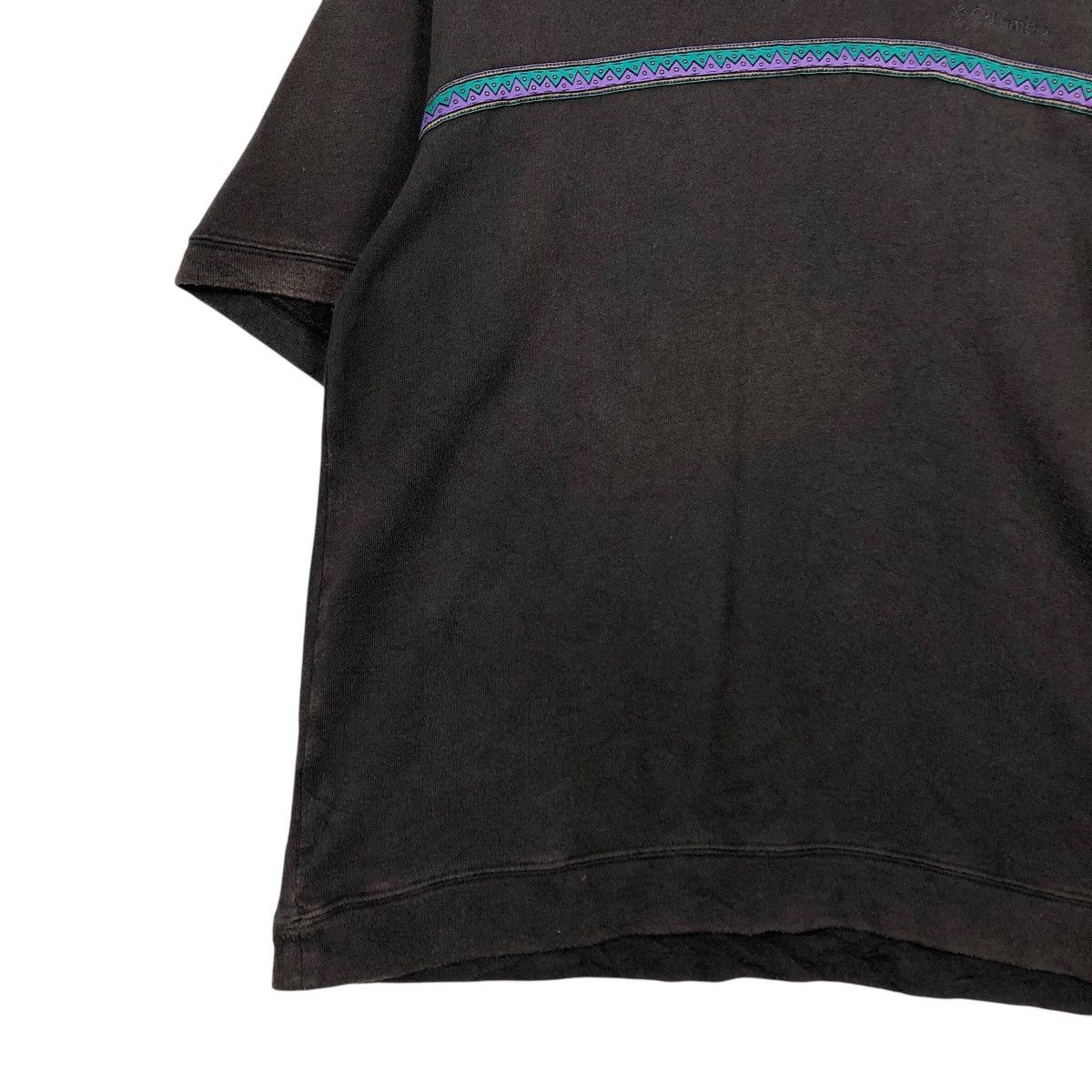 Japanese Brand Columbia Vintage Henley Tee — Tribal Tape Chest Stripe Size US M / EU 48-50 / 2 - 5 Thumbnail