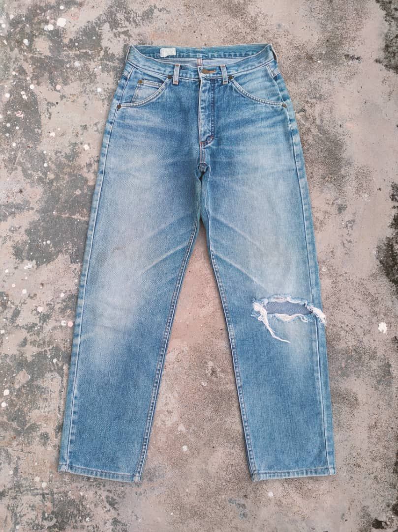 Lee VINTAGE LEE FADED DISTRESSED JEANS DENIM PANTS Size US 28 / EU 44 - 1 Thumbnail