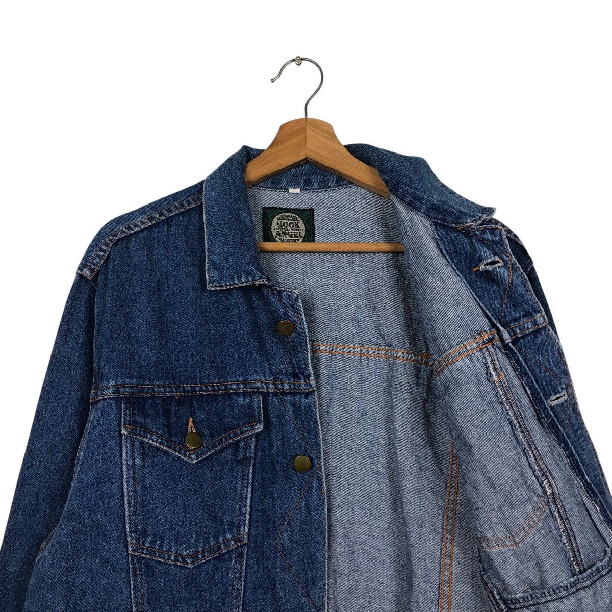 Hysteric Glamour 📌Vintage Biker Denim Jacket Hook Angel Multi Pocket Size US M / EU 48-50 / 2 - 13 Thumbnail