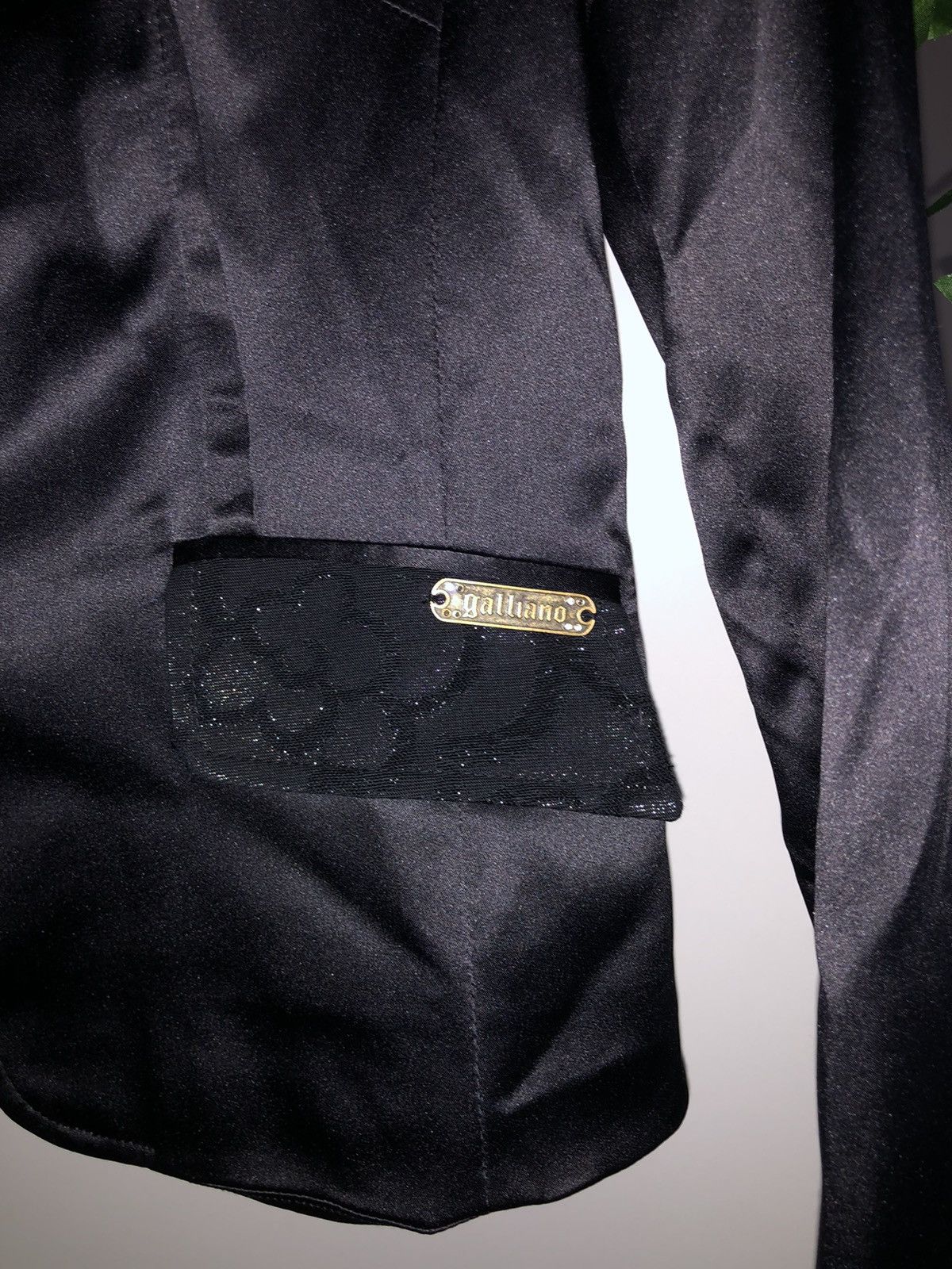 John Galliano John Galliano black blazer Size S / US 4 / IT 40 - 4 Thumbnail
