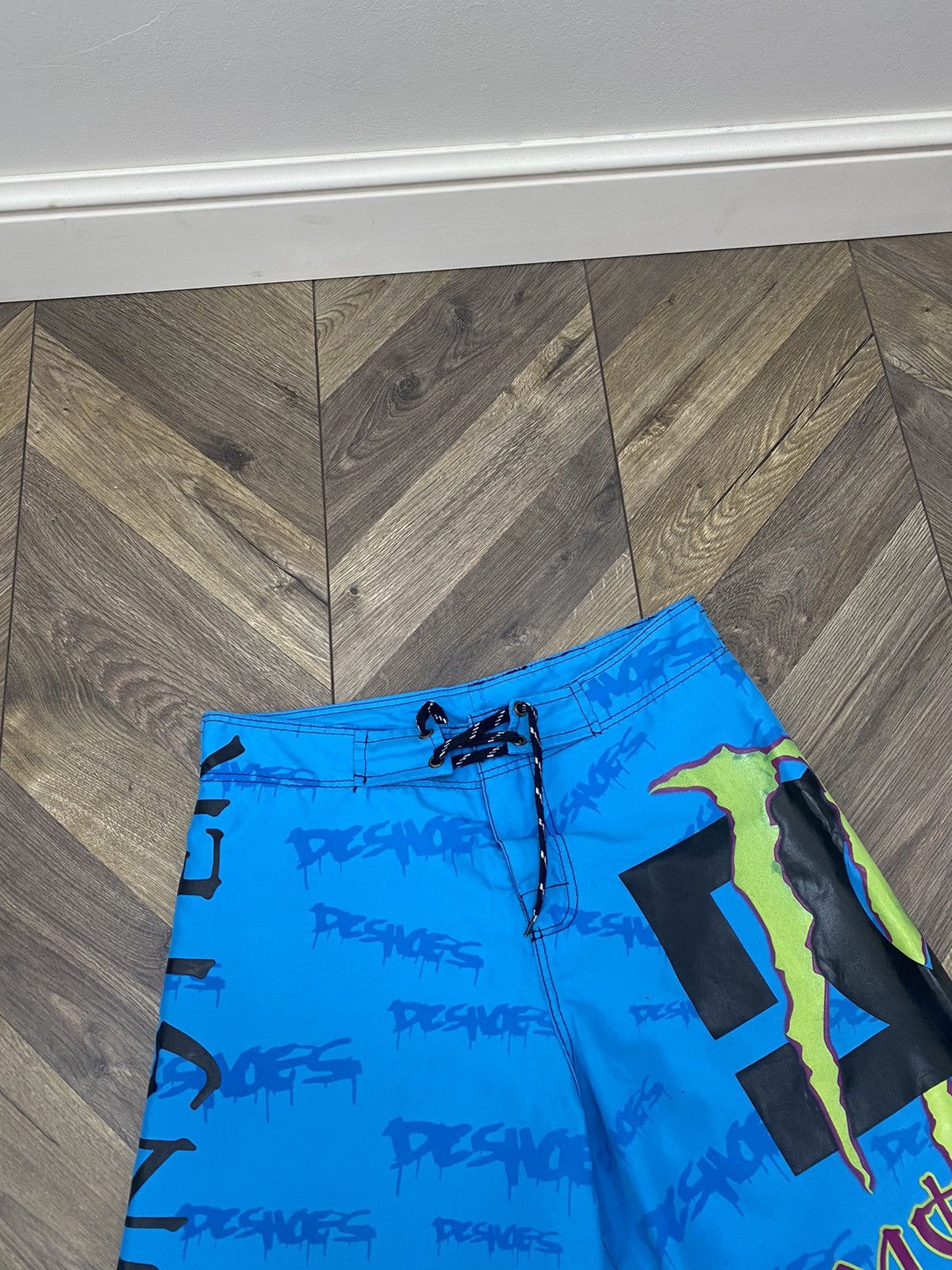 Designer × Vintage Vintage Monster Energy Shorts Size US 29 - 6 Thumbnail