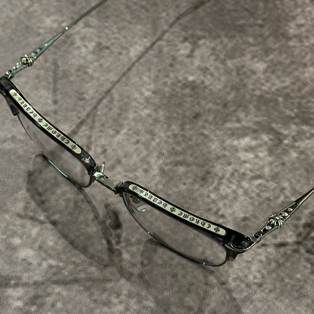 Chrome Hearts CHROME HEARTS SLUNTRADICTION (54) Flint/Gunmetal EYEWEAR Size ONE SIZE - 3 Thumbnail