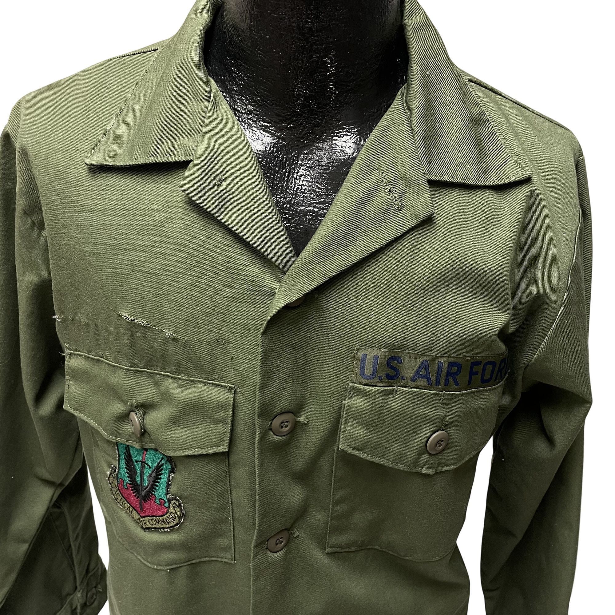 Other Vtg Selma TACTICAL AIR Command US Air Force Military Shirt Size US XL / EU 56 / 4 - 3 Thumbnail