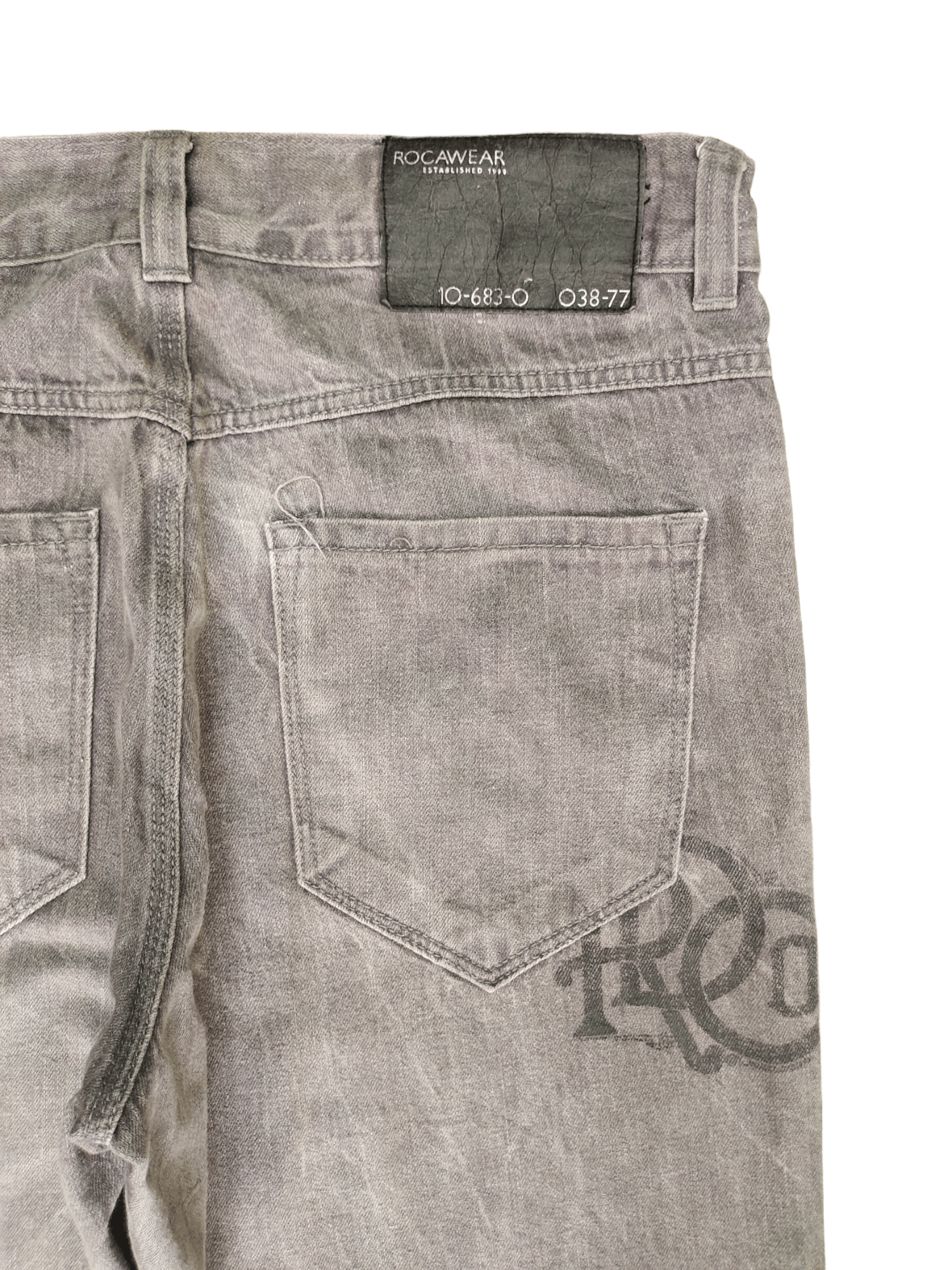 Rocawear Baggy Jeans Rocawear Design Denim Wide Loose Leg Y2k Jnco Size US 38 / EU 54 - 3 Thumbnail