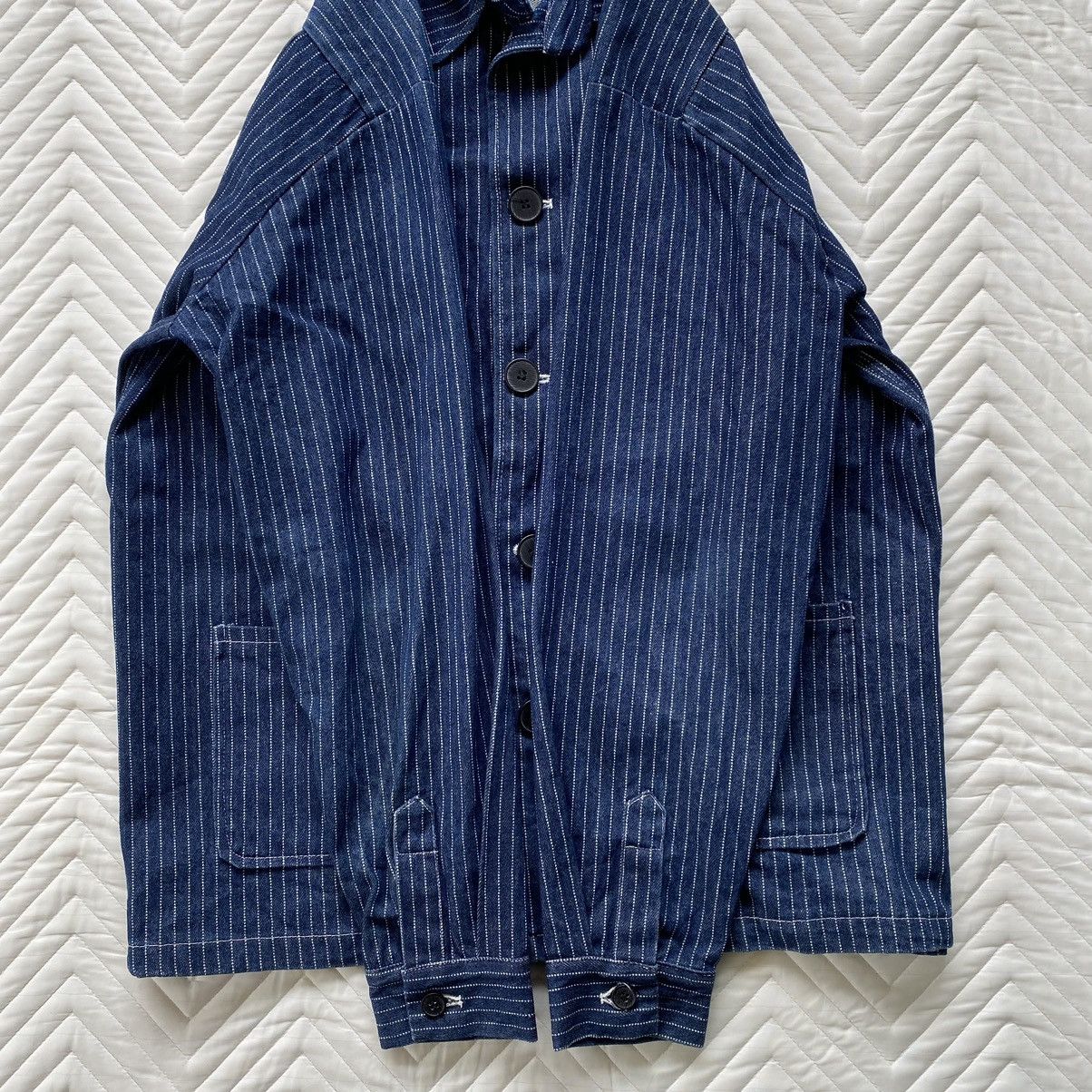 Vintage Wabash Chore Jacket By Blue Water Urban Garment Size US L / EU 52-54 / 3 - 4 Thumbnail