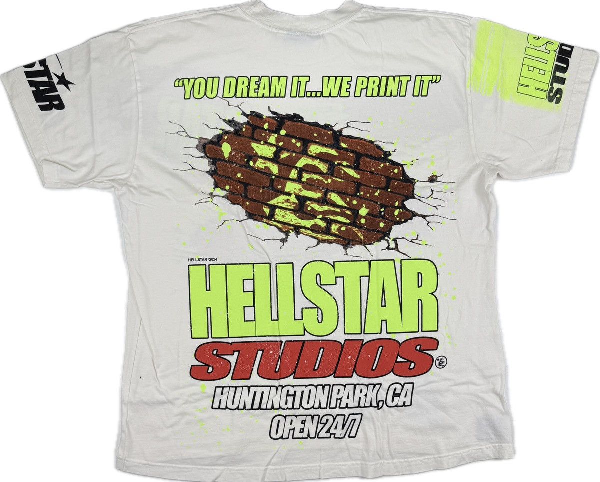HELLSTAR Hellstar Studios Brick Wall T-shirt Size US XL / EU 56 / 4 - 3 Thumbnail